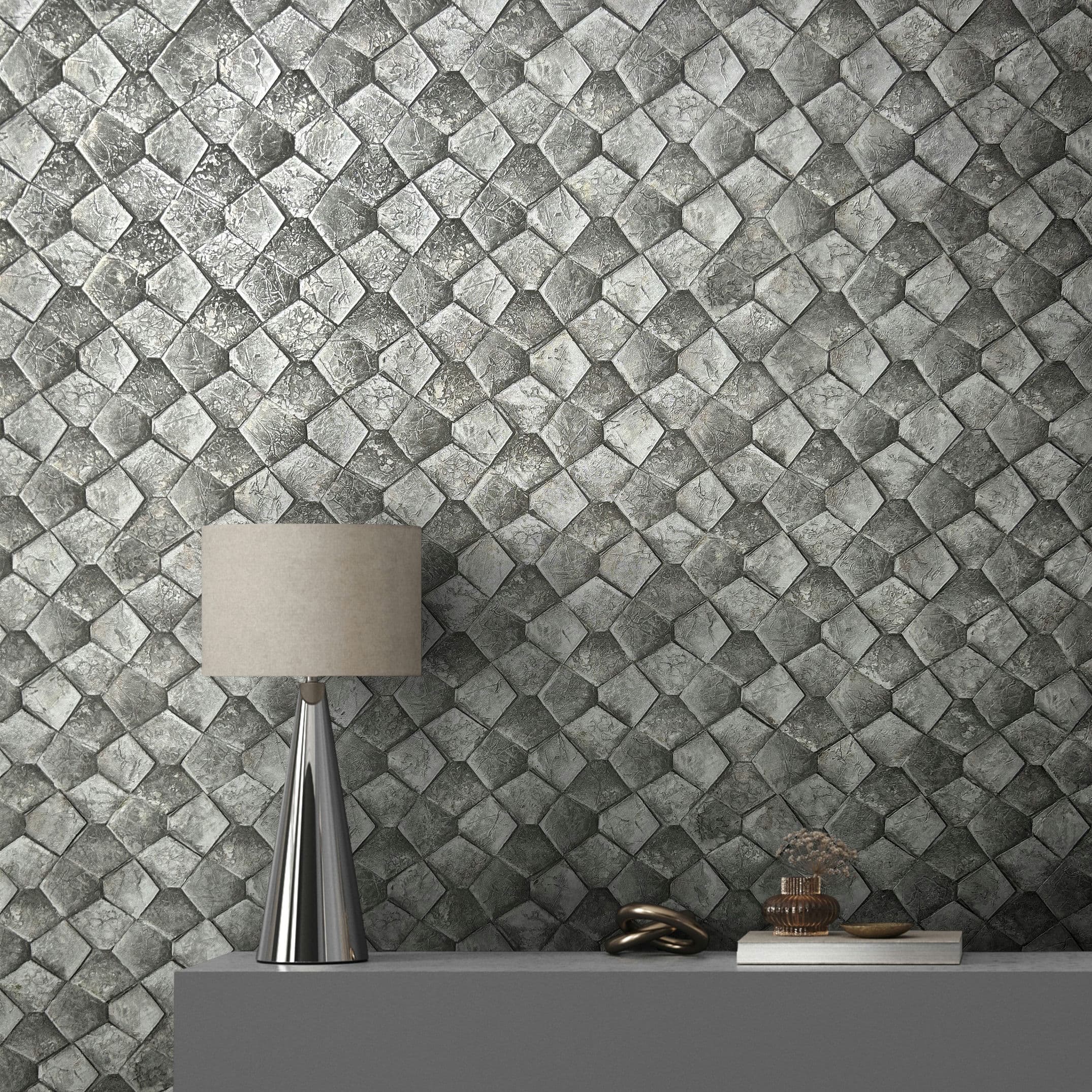 Marburg Vliestapete "Tapete Pentagraphic Wallpaper" 3D-Optik moderne Vliestapete für Wohnzimmer Schlafzimmer Küche