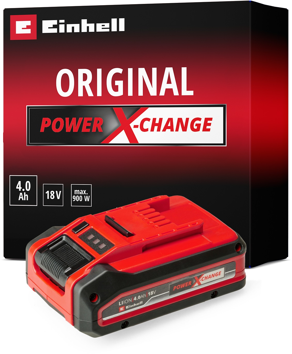 Einhell Akku "18V 4,0Ah Power-X-Change Plus", 4000 mAh, 18,0 V