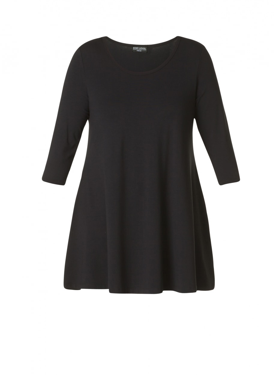 Base Level Curvy Tunikashirt »Aria« mit Rundhalsausschnitt