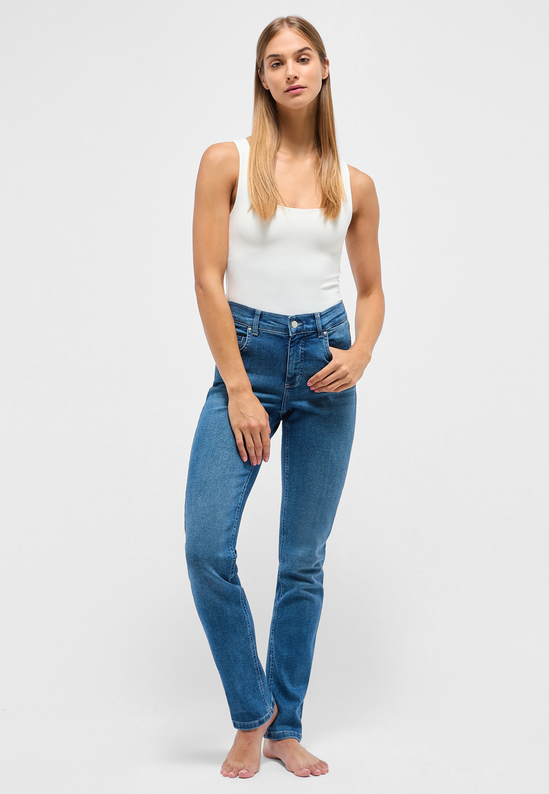 AENGELS Bequeme Jeans »AENGELS Angels Jeans Cici mit Used-Waschung«