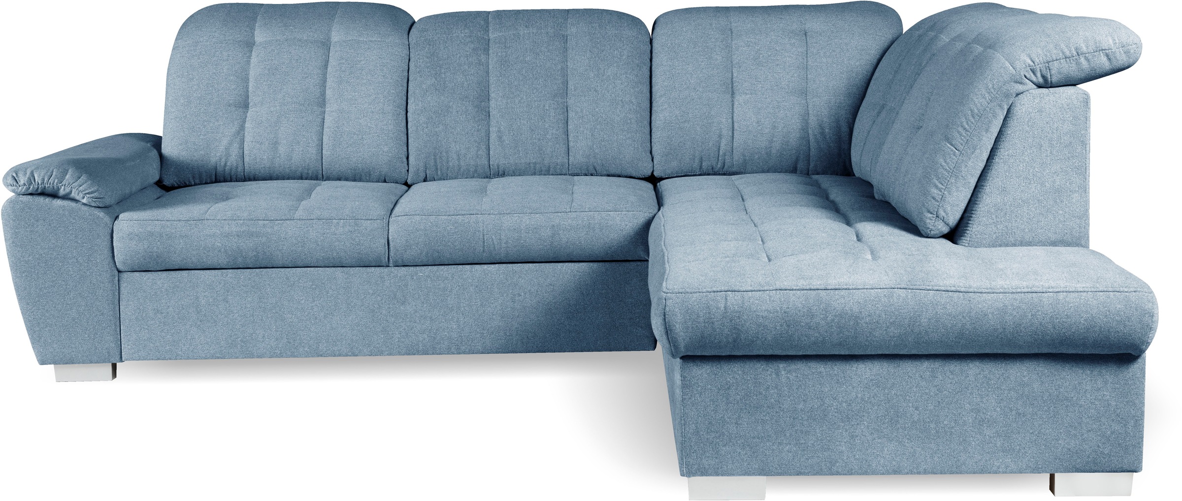 WERK2 Ecksofa "Brindisi, bequem und komfortabel, L-Form", mit verstellbaren günstig online kaufen