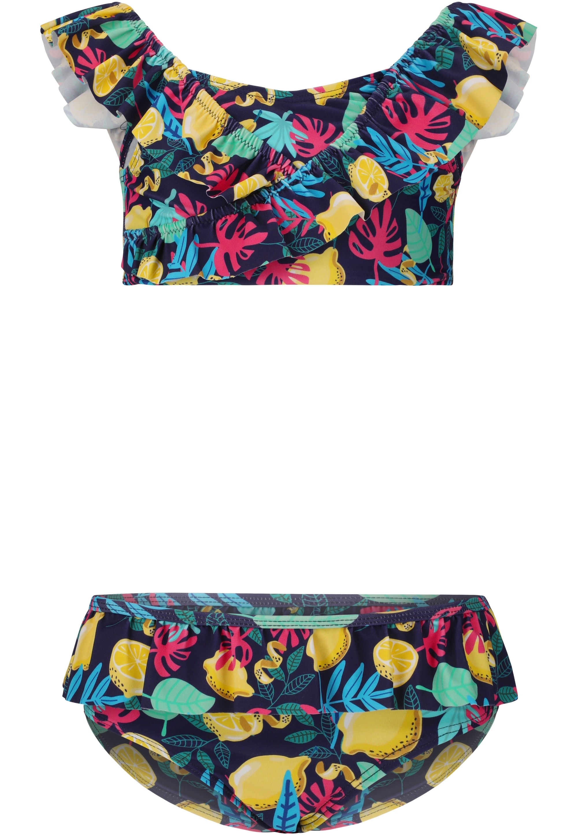 ZIGZAG Balconette-Bikini »Tropical« 1 Stk. mit stylischem Rüschendesign und Sonnenschutz