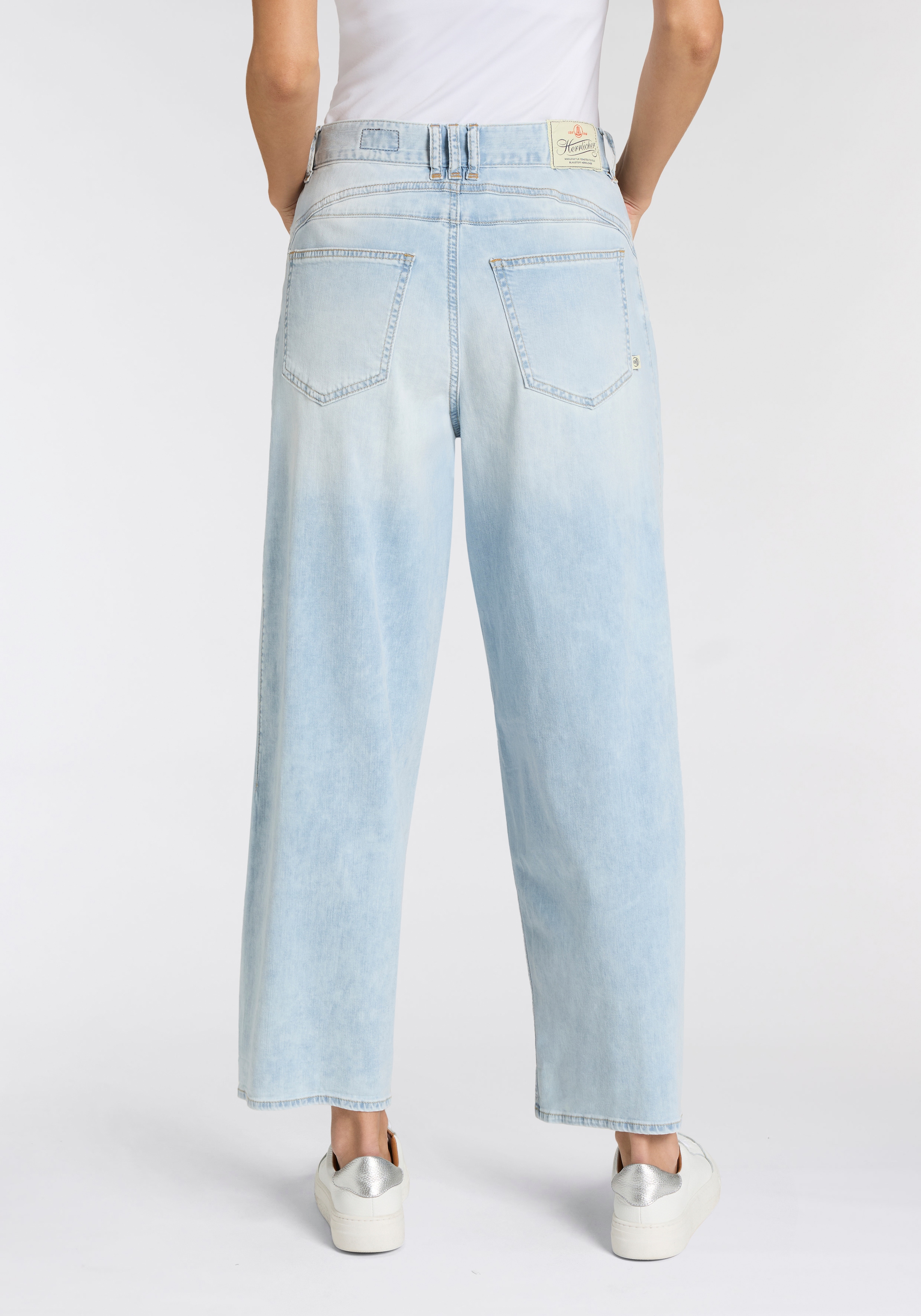 Herrlicher Loose-fit-Jeans »Barrow Denim Light« Cropped