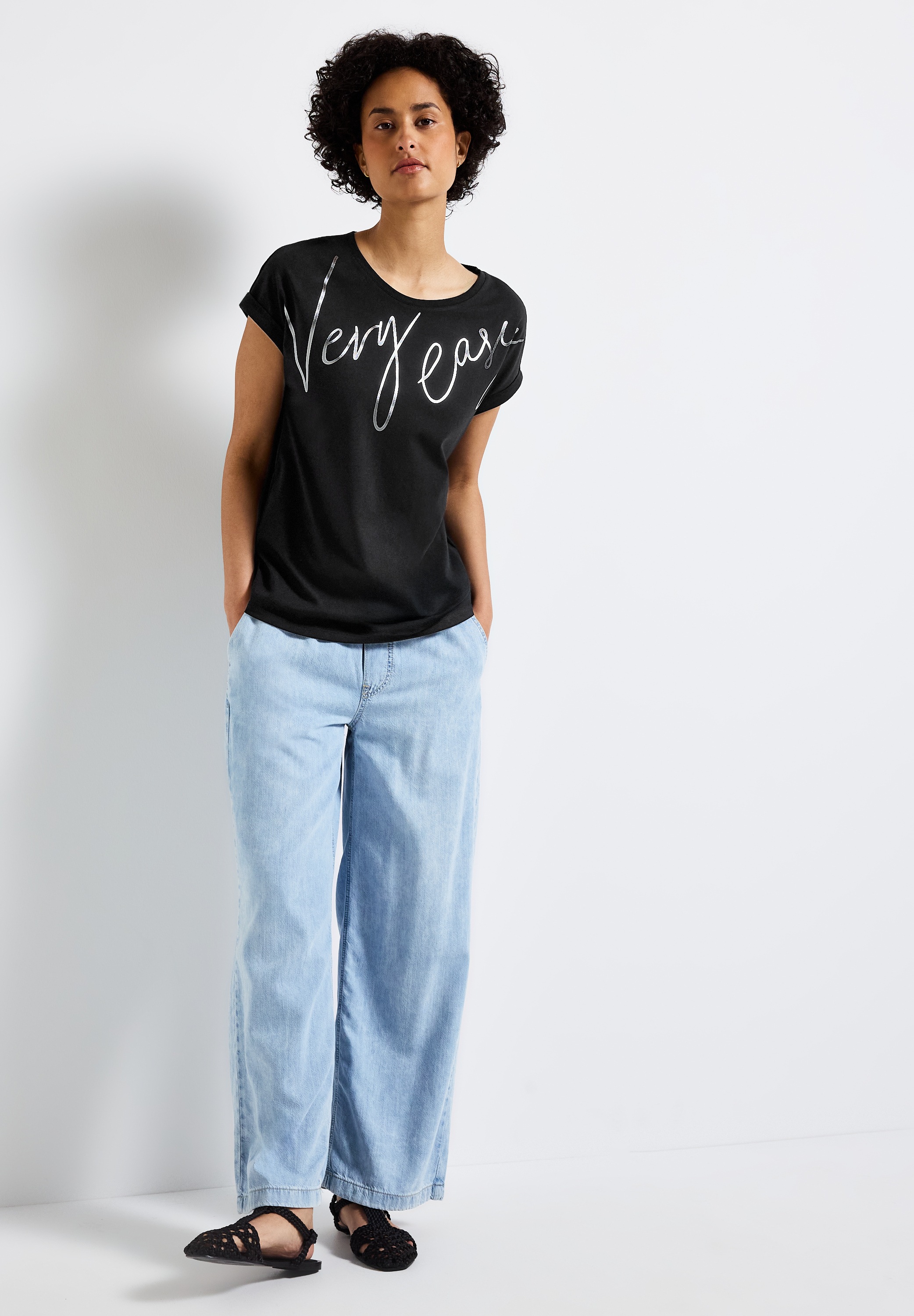 STREET ONE T-Shirt, mit Rundhalsausschnitt