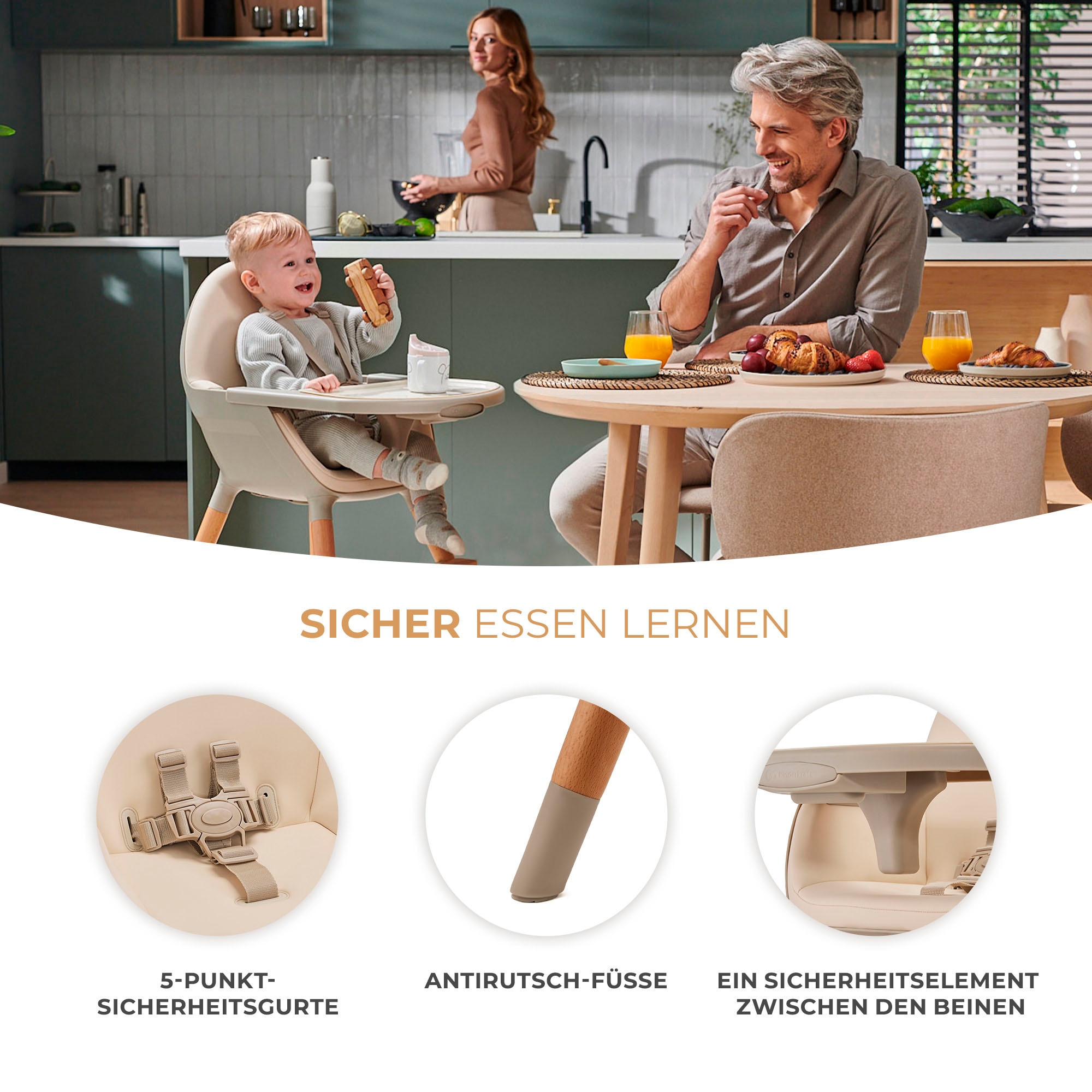 Kinderkraft Hochstuhl »FINI 2«