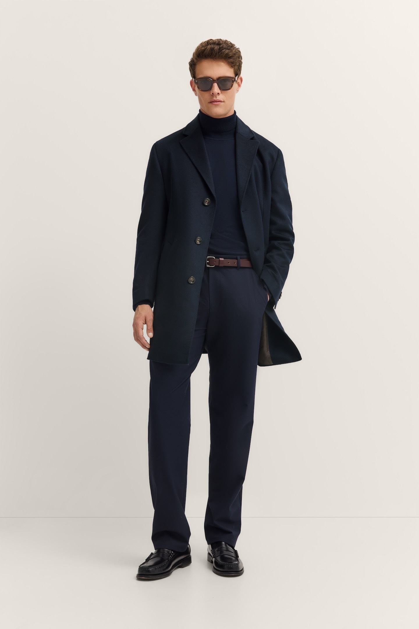 bugatti Kurzmantel »Modern Fit«, aus Kaschmir mit Knopfleiste