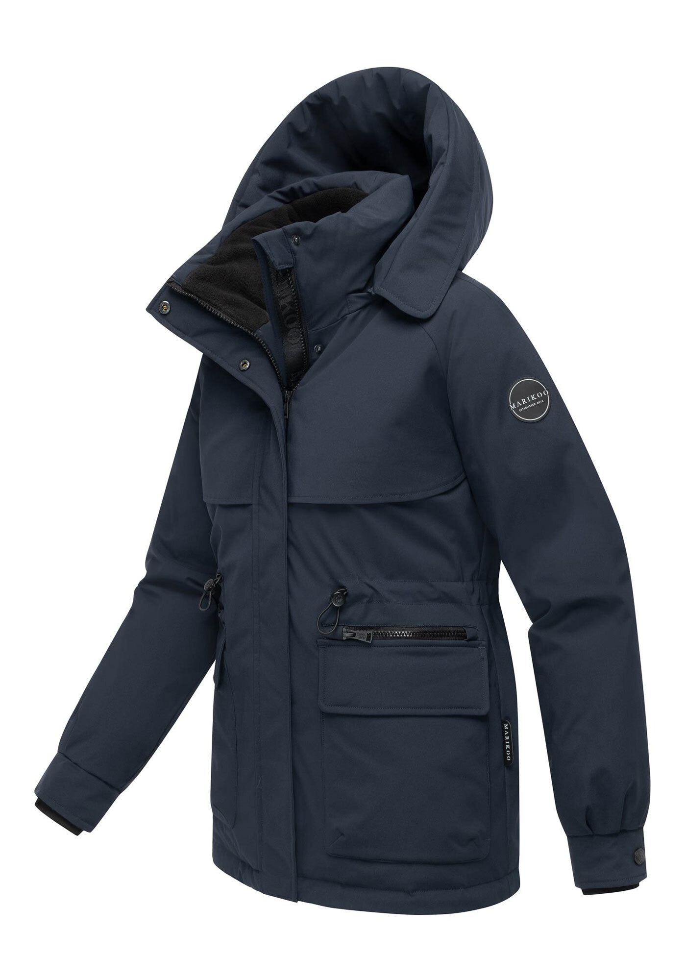 Marikoo Winterjacke »Shigaraa«, mit moderner Front- und Rückenpasse