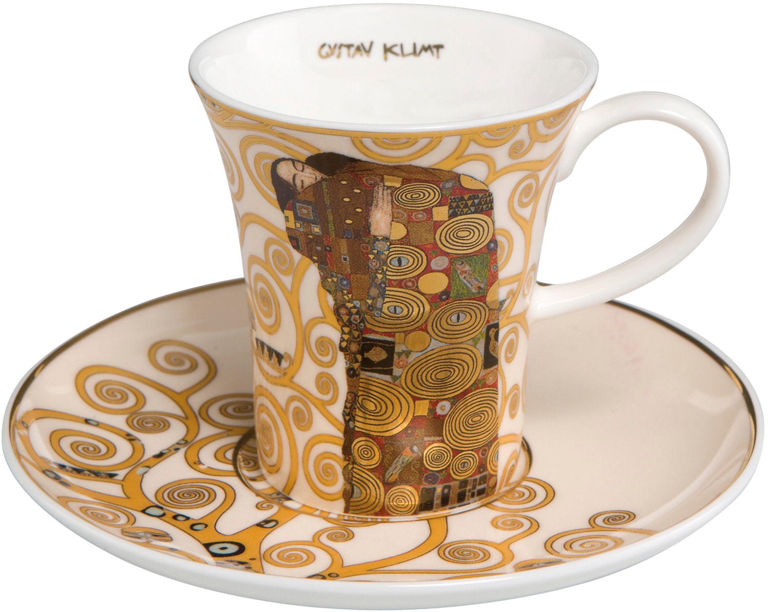 Goebel Espressotasse "Die Erfüllung", von Gustav Klimt