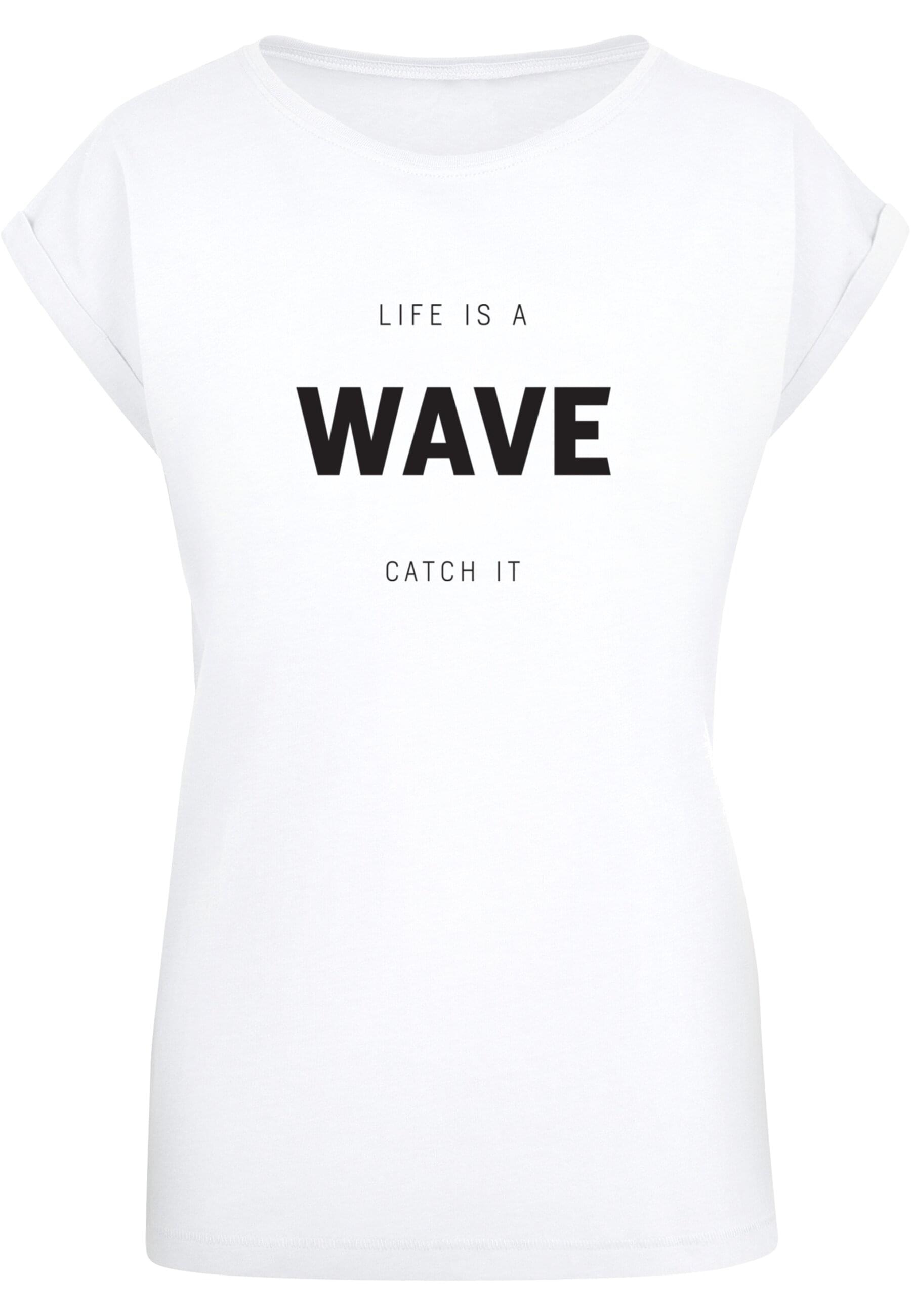 T-Shirt »Merchcode Damen Ladies Summer - Life is a wave T-Shirt«