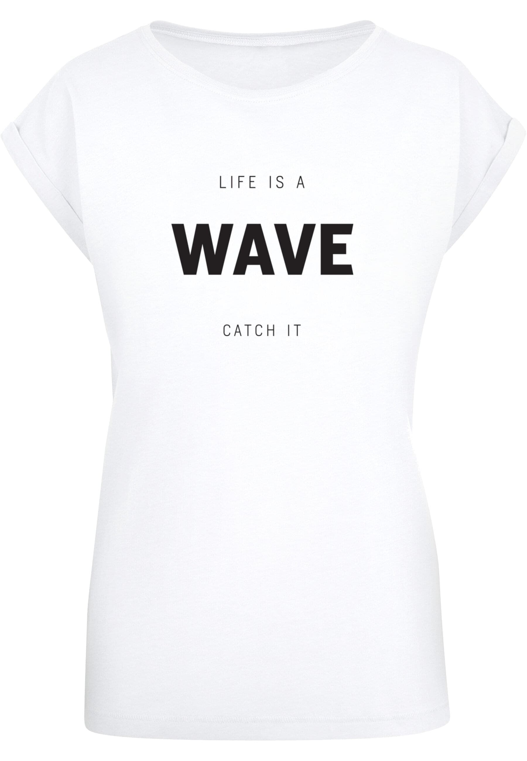 Merchcode T-Shirt "Merchcode Damen Ladies Summer - Life is a wave T-Shirt" günstig online kaufen