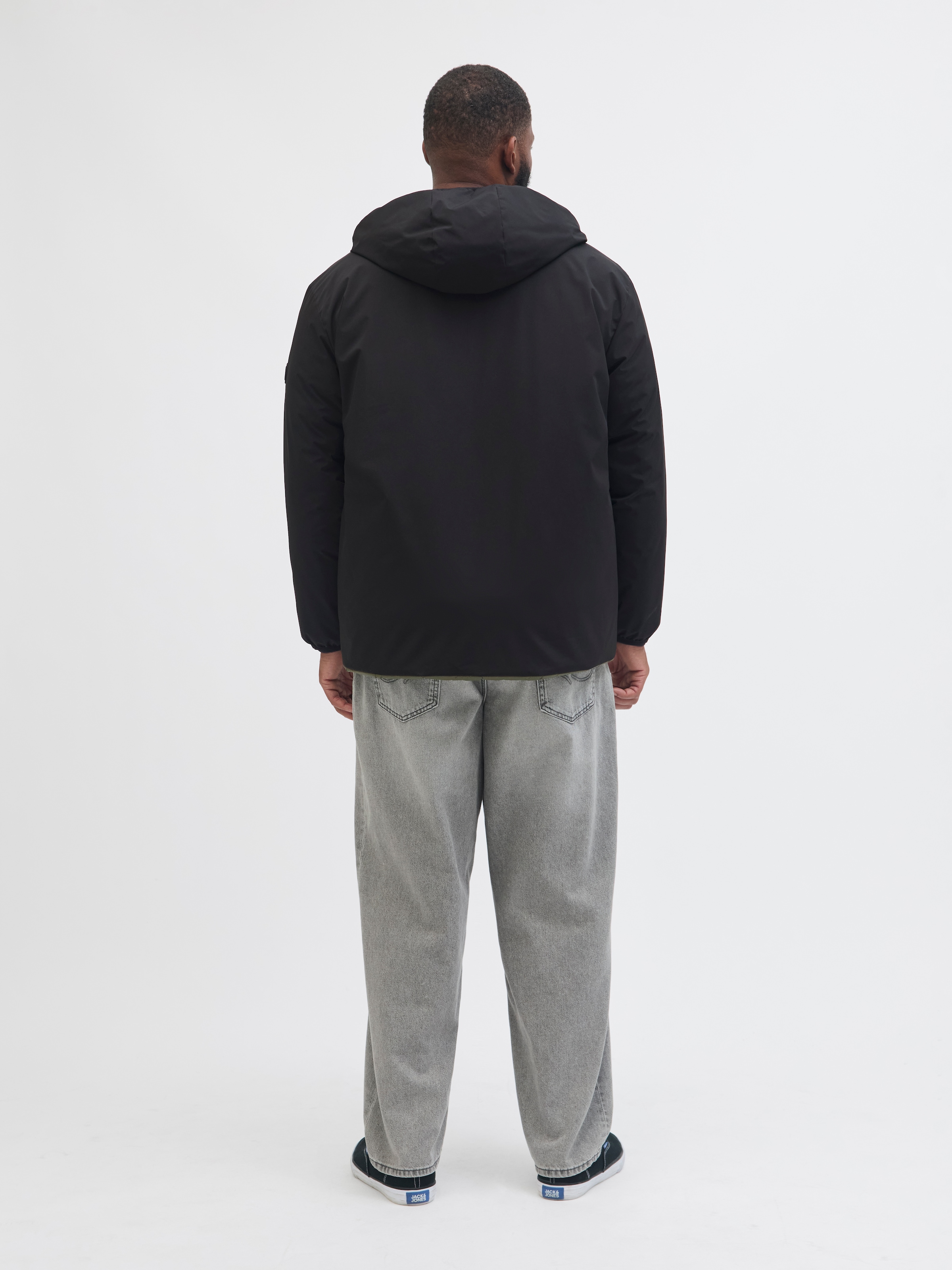 Jack & Jones PlusSize Outdoorjacke »JJEBROOK REVERSIBLE JACKET SN PLS«, mit Kapuze
