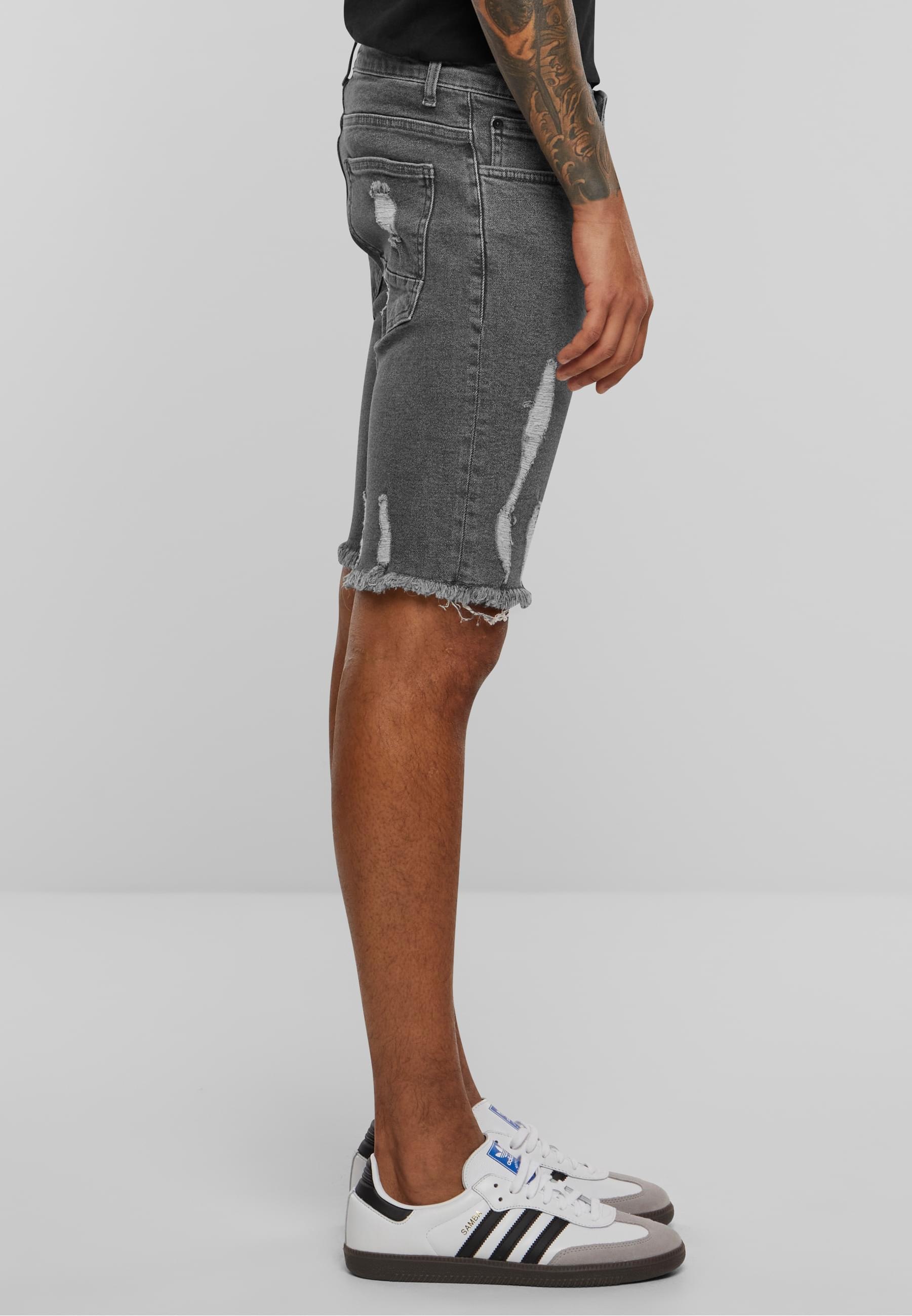 2Y Studios Shorts »2Y Studios Herren 2Y Destroyed Skinny Denim Shorts«, (1 tlg.)