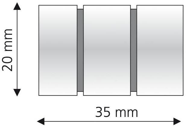 Liedeco Gardinenstangen-Endstück "Zylinder" für Gardinenstangen Ø 16 mm günstig online kaufen