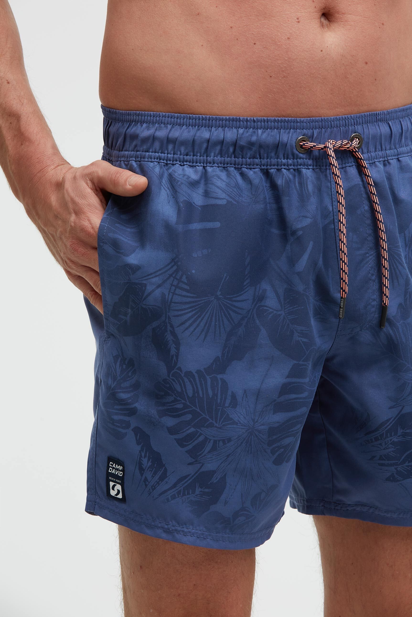 CAMP DAVID Badeshorts mit Einschubtaschen & einer Gesäßtasche