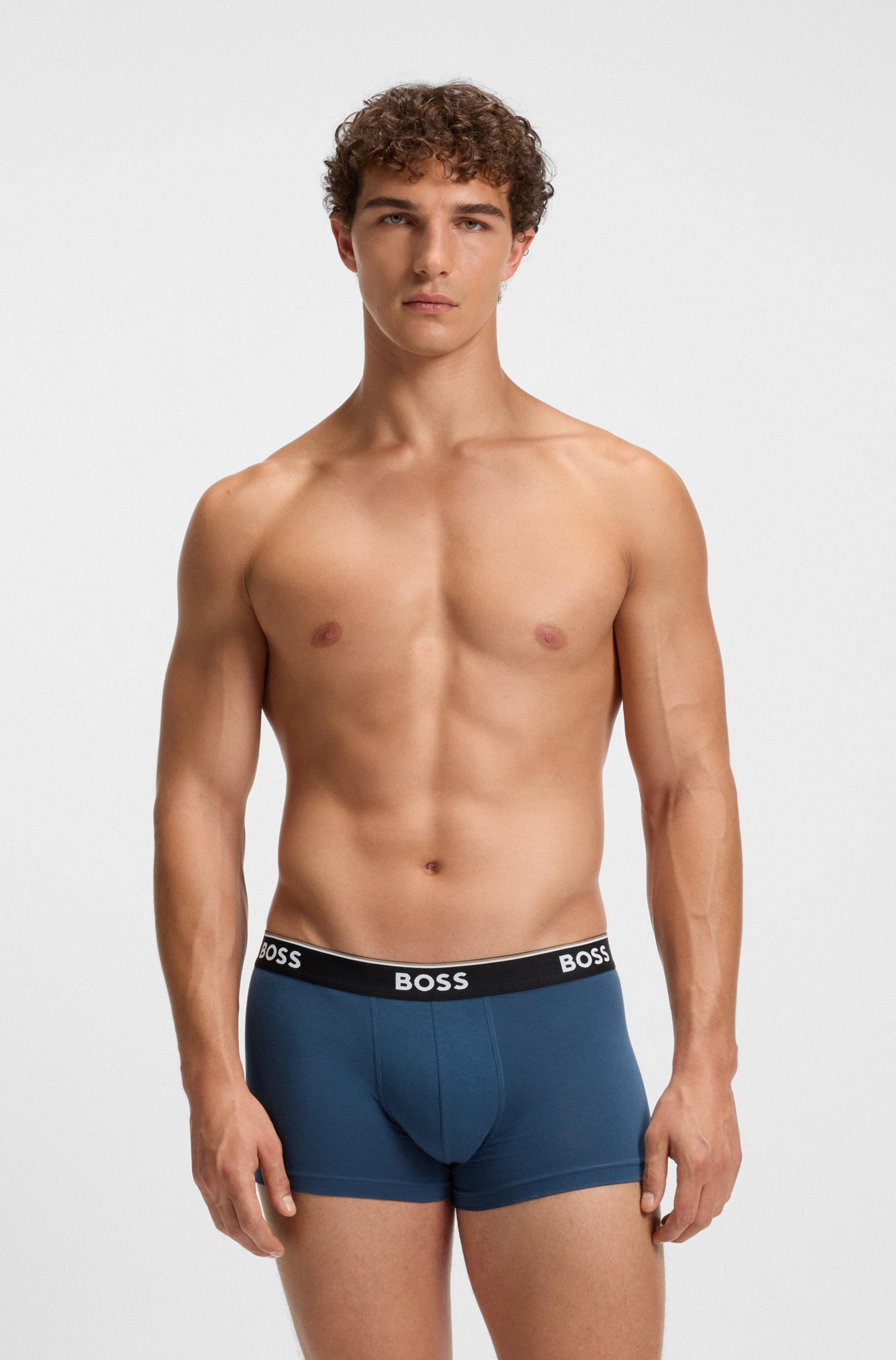 BOSS Trunk »3P Power«, (Packung, 3 St.), mit BOSS Schriftzug auf dem Bund