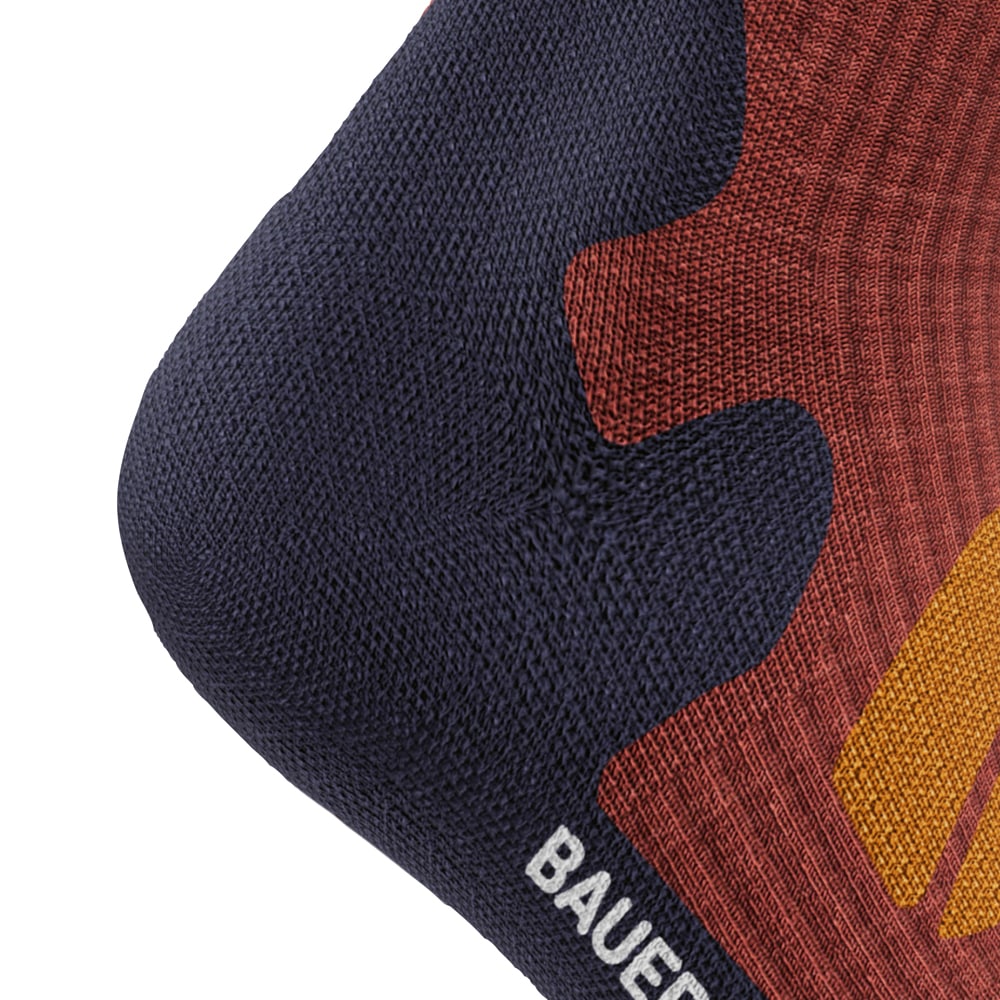 Bauerfeind Sportsocken »OUTDOOR MERINO 
MID CUT SOCKS« für Wanderungen, mit Unterstützung im Sprunggelenk, mit Komfortzonen
