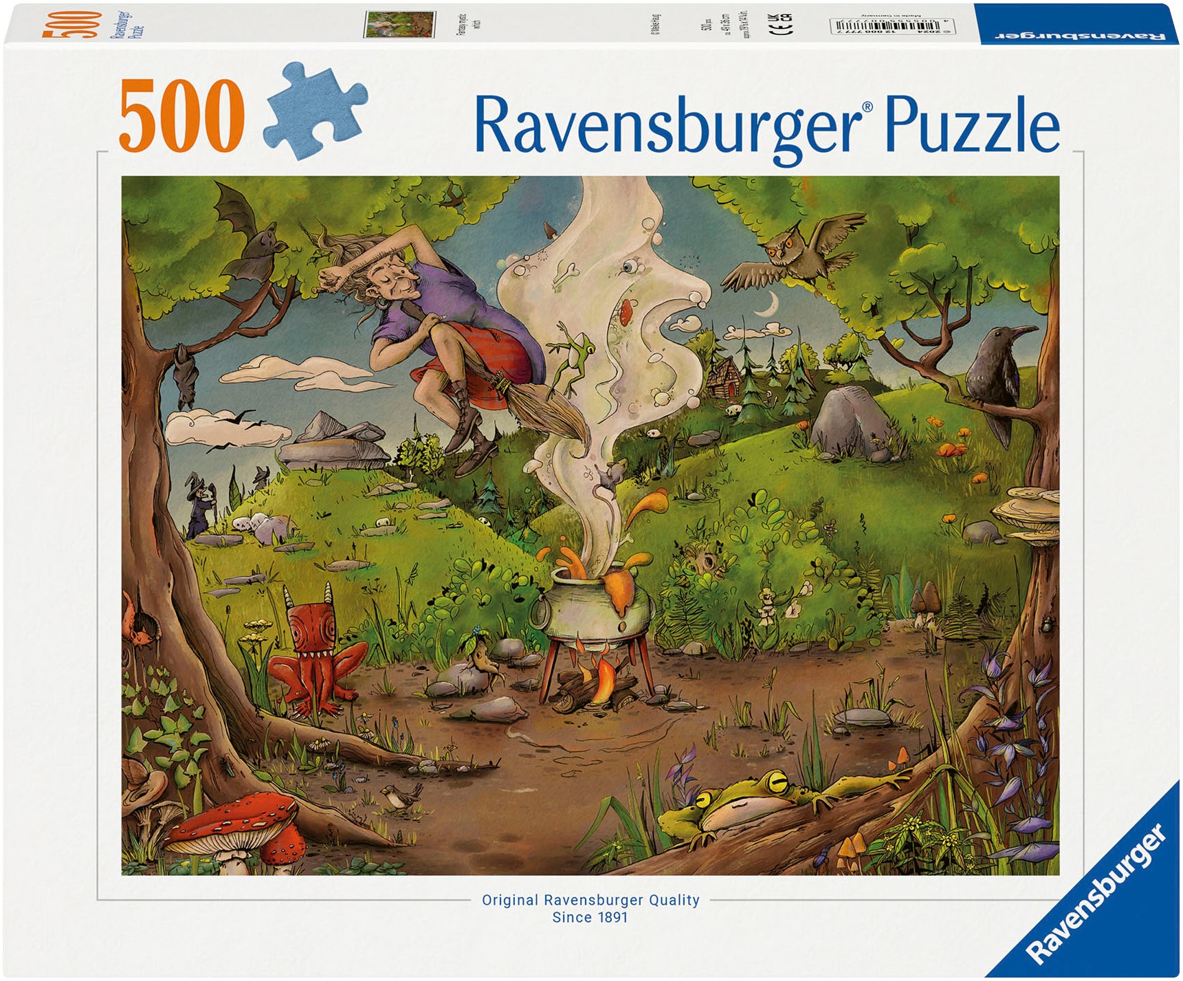 Puzzle »Bei der Waldhexe«, Made in Germany