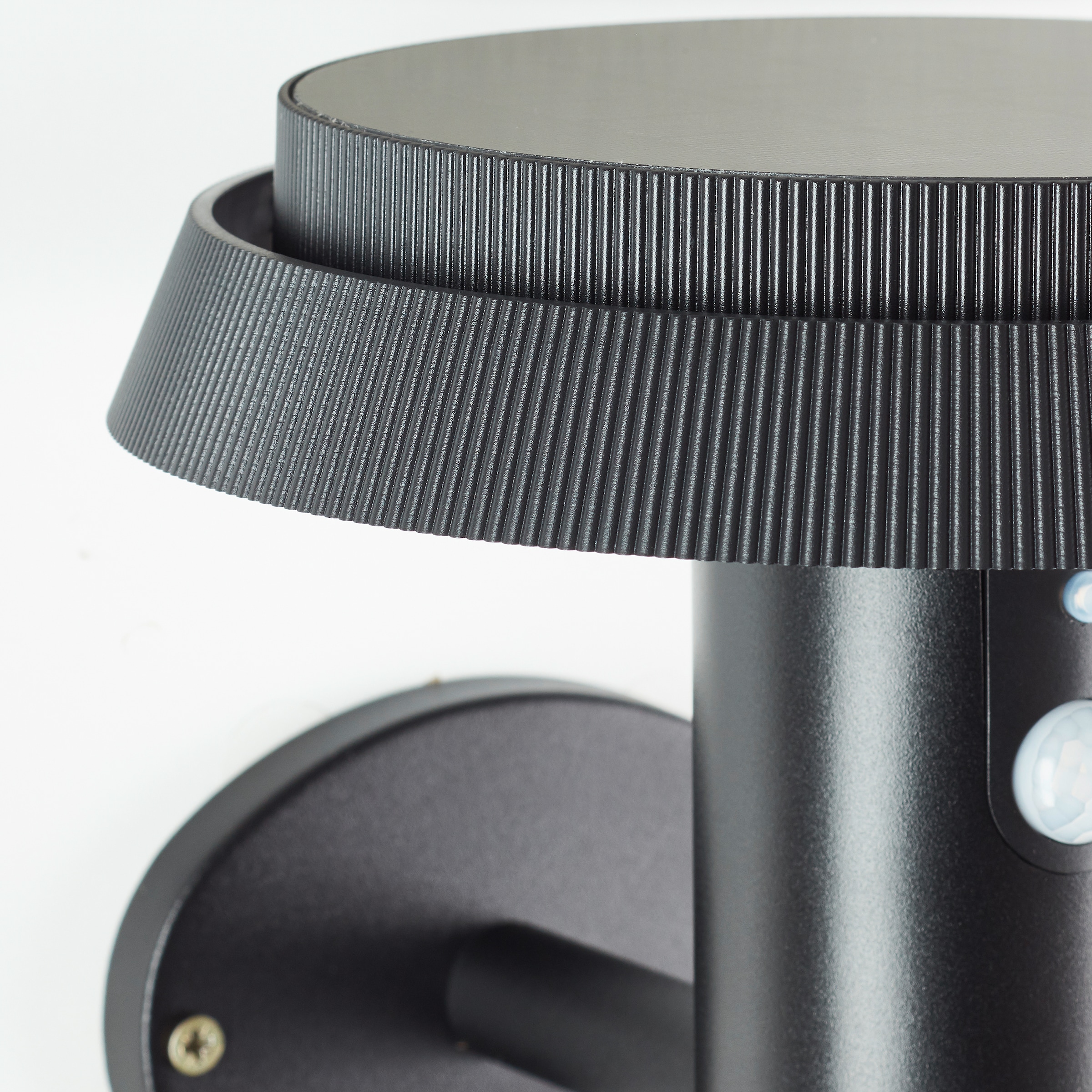 Brilliant LED Außen-Wandleuchte »Alvero«, Solar, 21 cm, 500 lm, 3000 K, Metall, schwarz