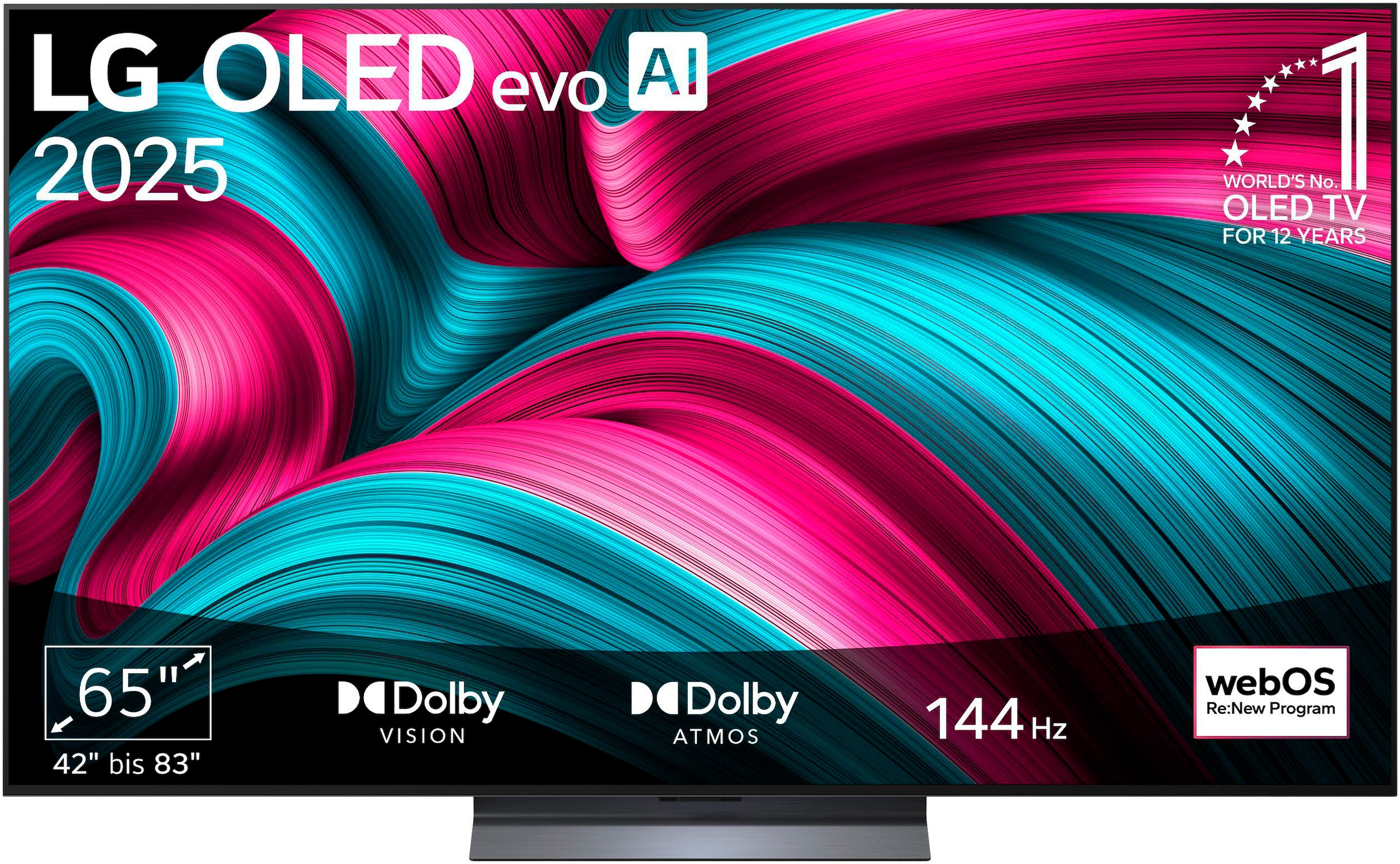 LG OLED-Fernseher "OLED65C5ELB", 65, grau, Fernseher