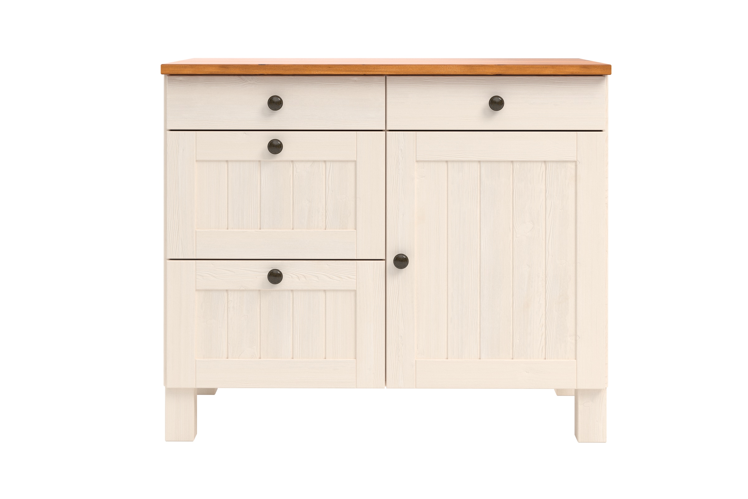 Home affaire Unterschrank »Alby2«, Mit Metallgriffen, Breite 100 cm