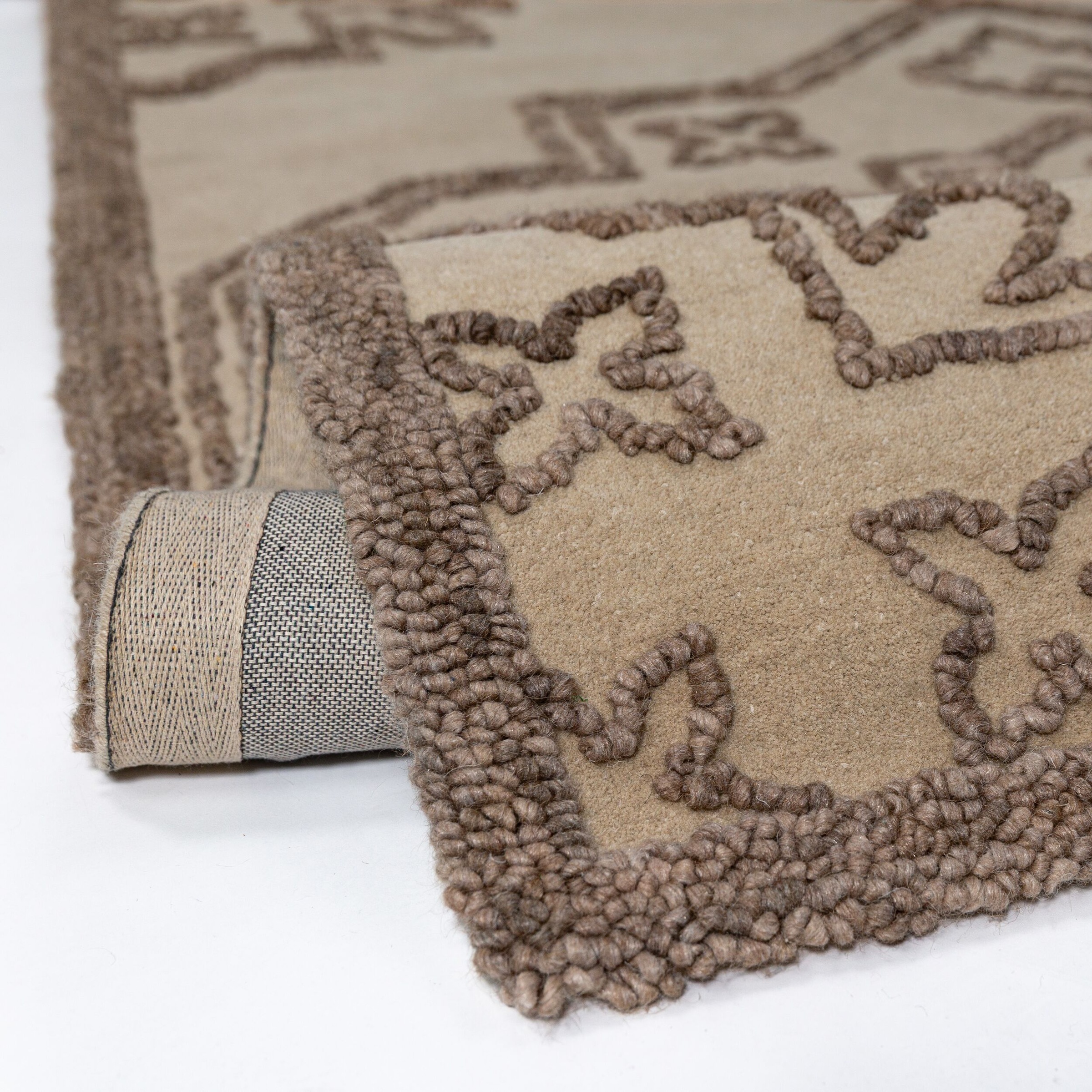 FLAIR RUGS Teppich »SABLE VINTAGE WOOL« rechteckig 12 mm Höhe