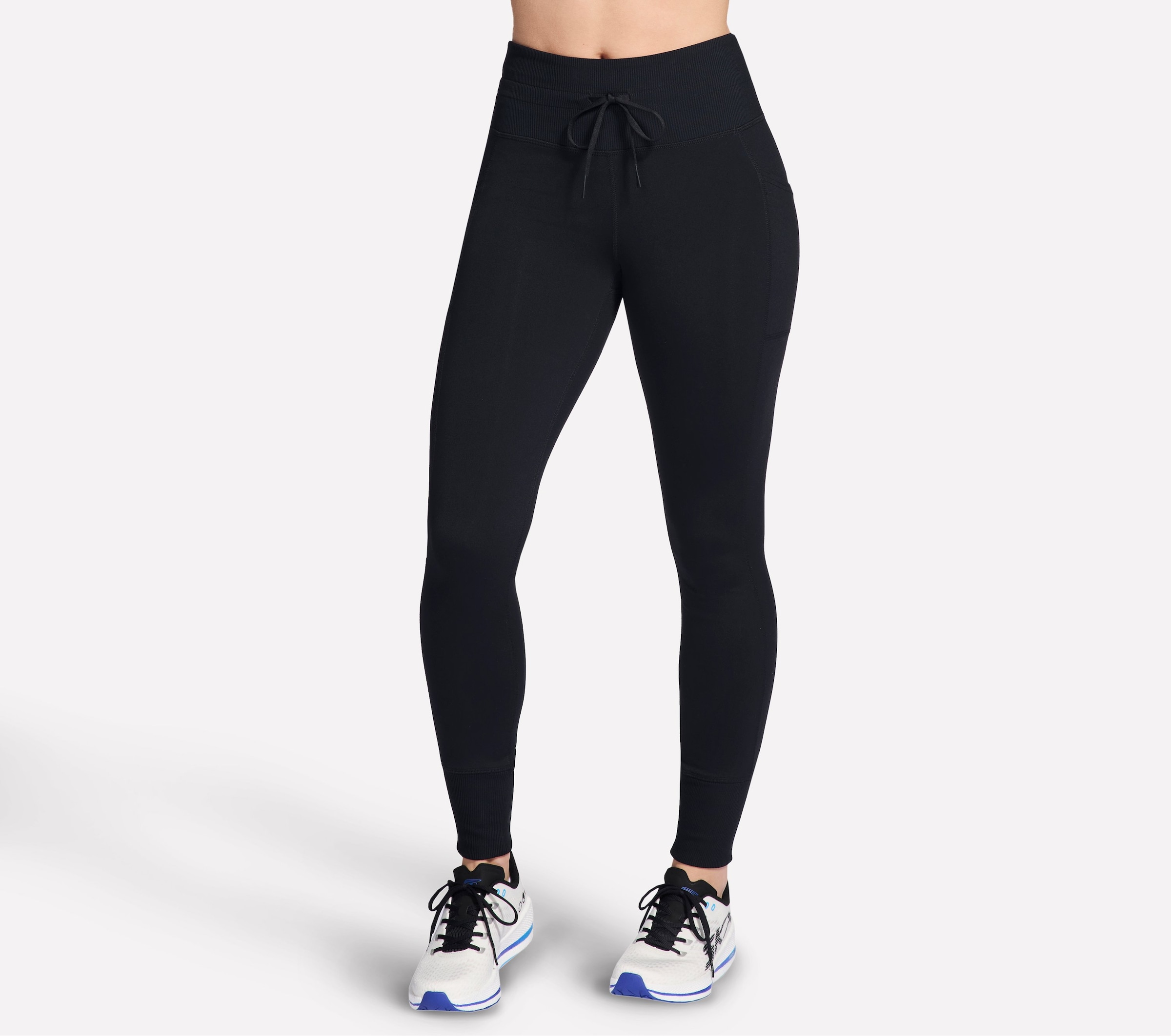 Skechers "THE GOWALK RIB MIX JOGGER" mit Rippdetails am Bund und an den Beinabschlüssen