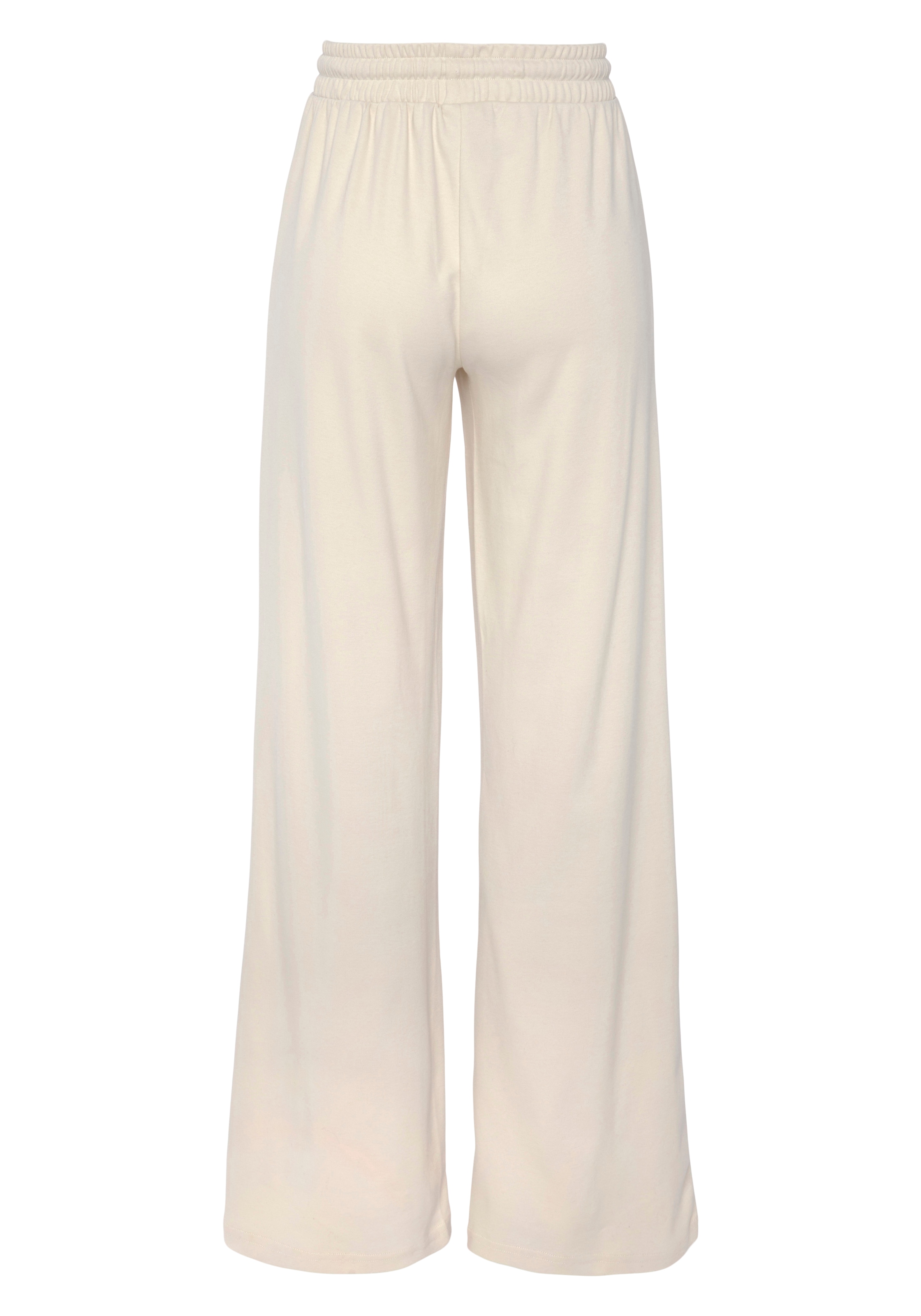 LASCANA Sweathose »-Loungehose«, mit ausgestelltem Bein, Loungewear