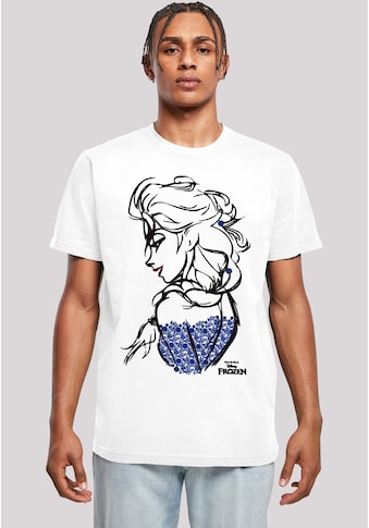 T-Shirt »Disney Frozen Elsa Sketch Mono«