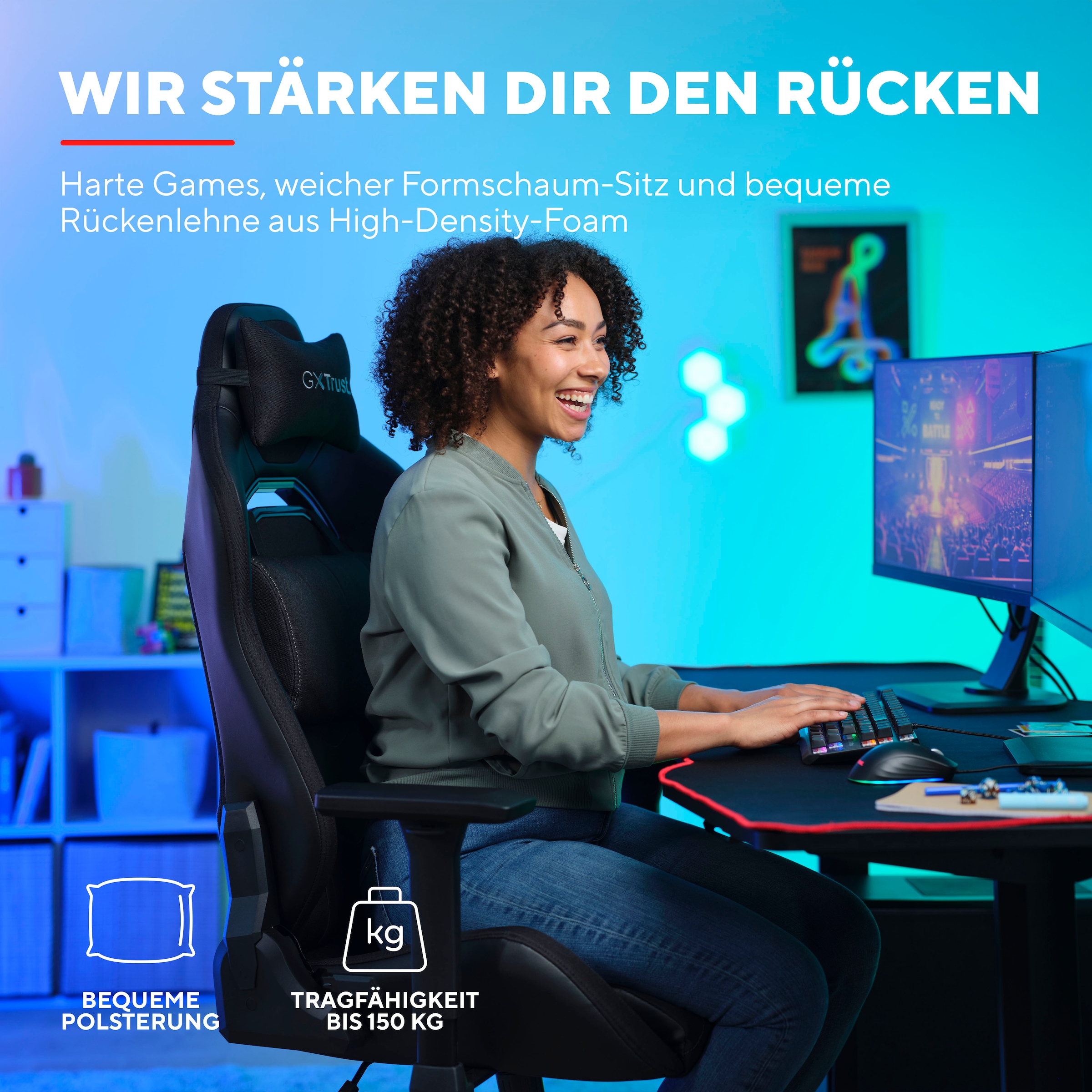 Trust Gaming-Stuhl »GXT 714 Ruya«