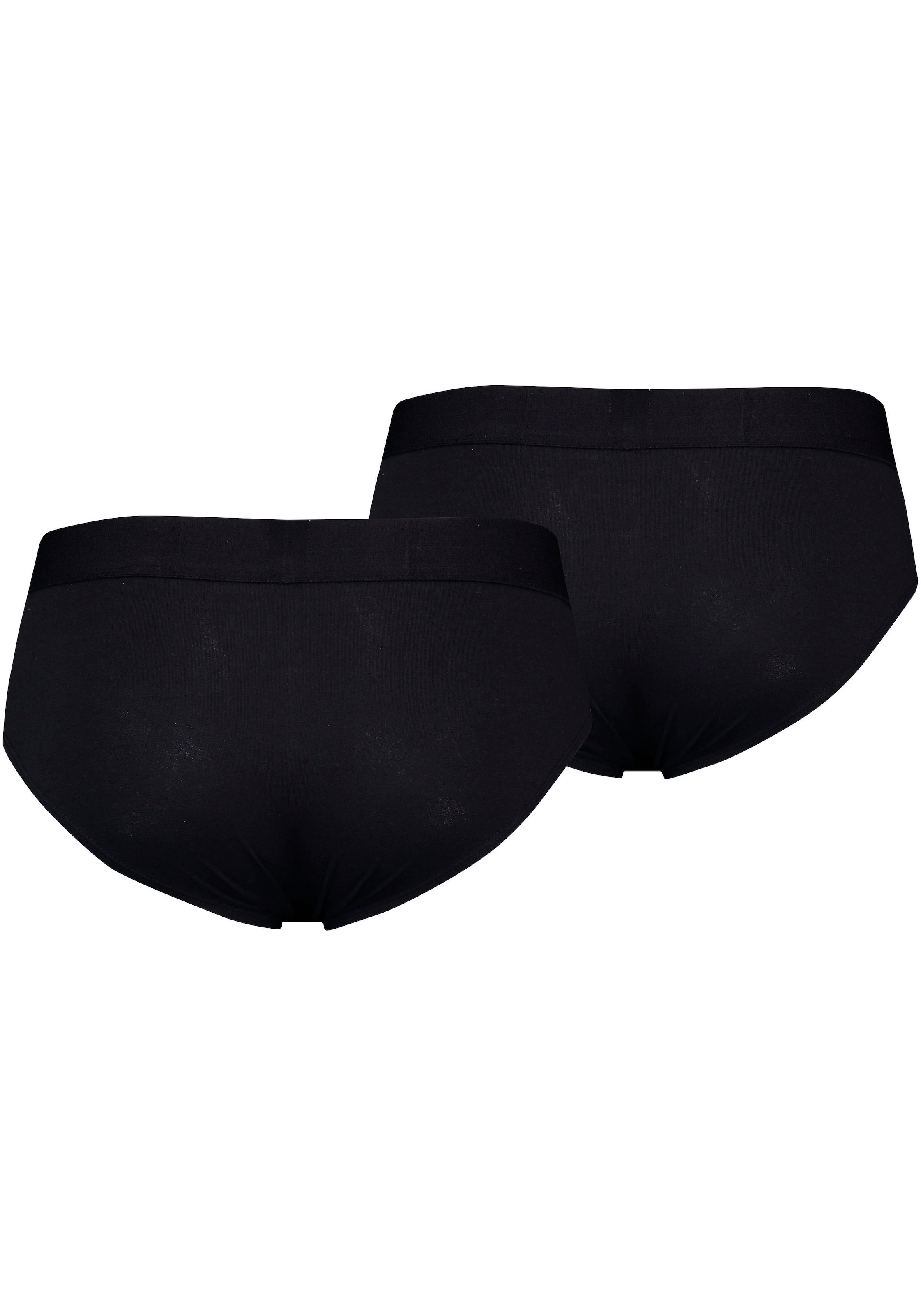 Levi's® Slip »LEVIS MEN SOLID BASIC BRIEF ORG CO 2P«, (2er Pack), mit kontrastreichem Logobund