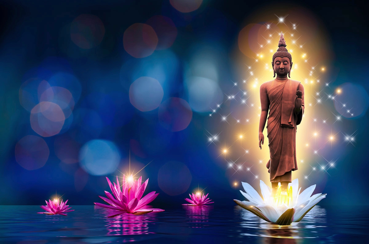 Papermoon Fototapete "Buddah Figur"