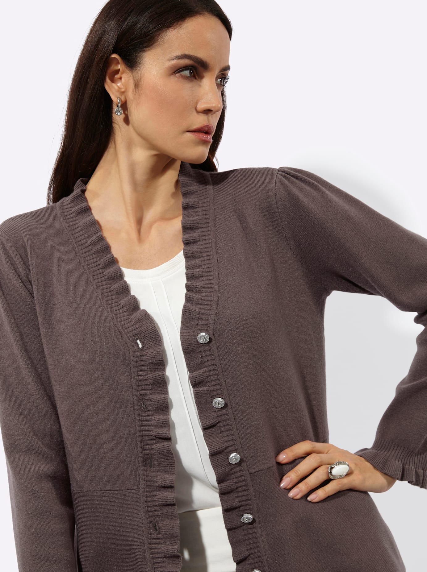 creation L Strickjacke
