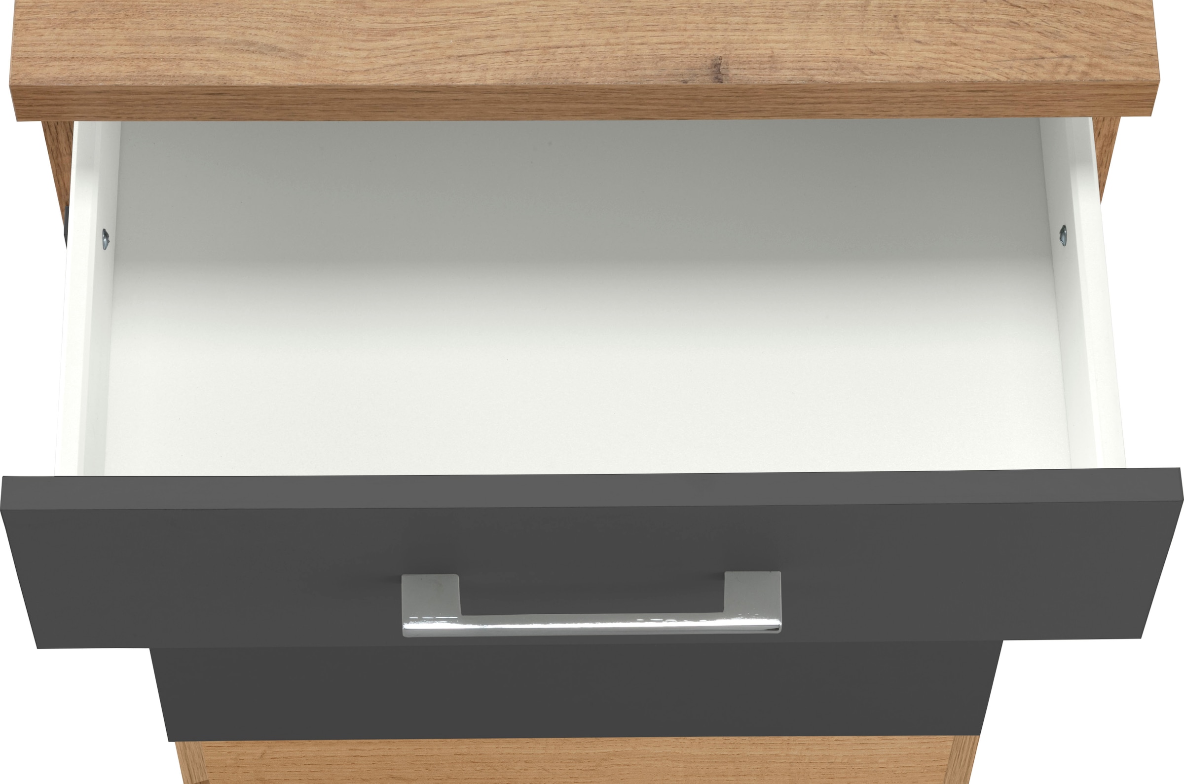 KOCHSTATION Unterschrank »KS-Colmar«, 50 cm, mit Metallgriff, für viel Stauraum