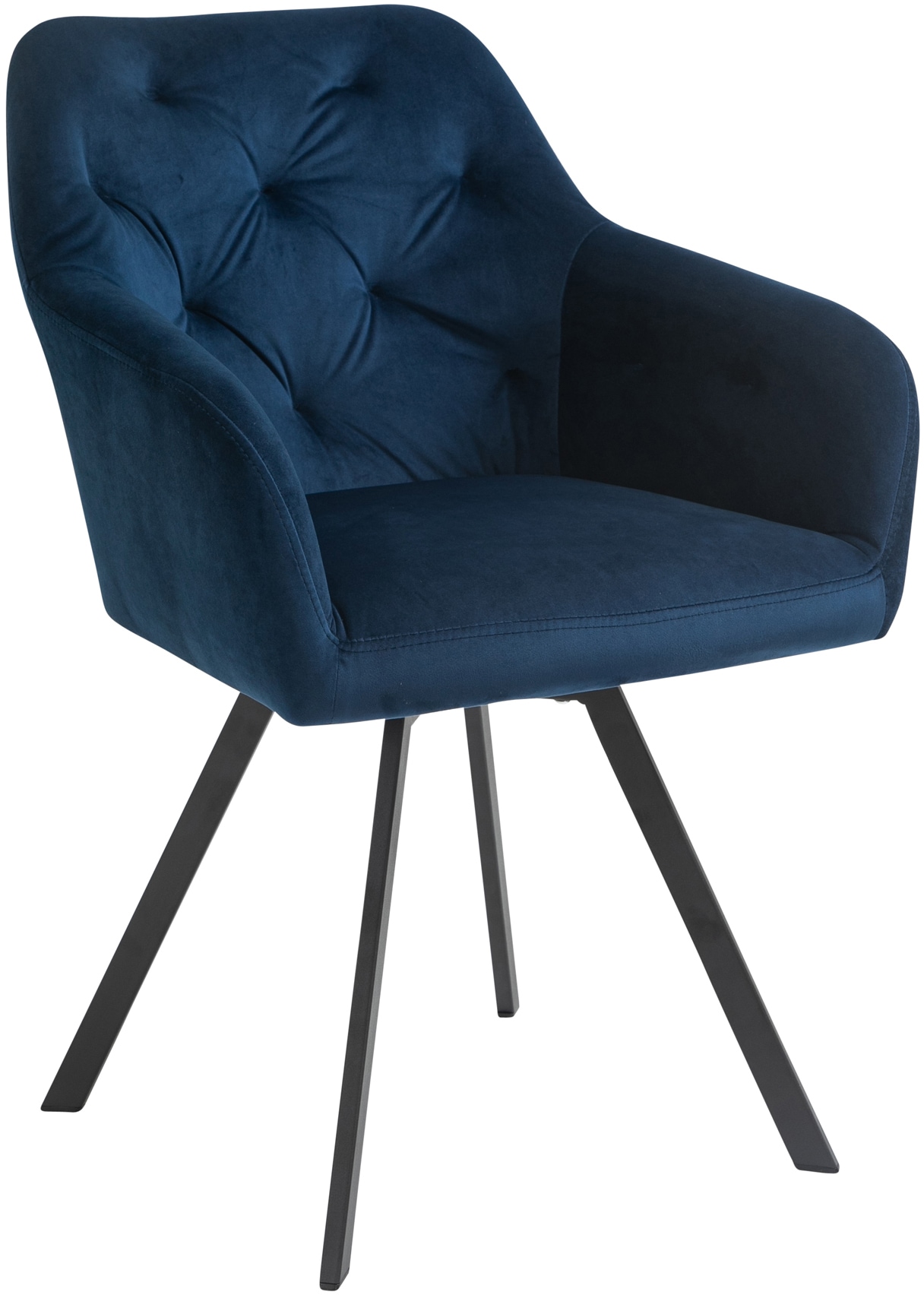 SalesFever Essgruppe »Stilvolle Essgruppe«, (Set, 5 tlg.), 5-teilige Sitzgruppe mit 360° Drehplatte und echter Baumkante