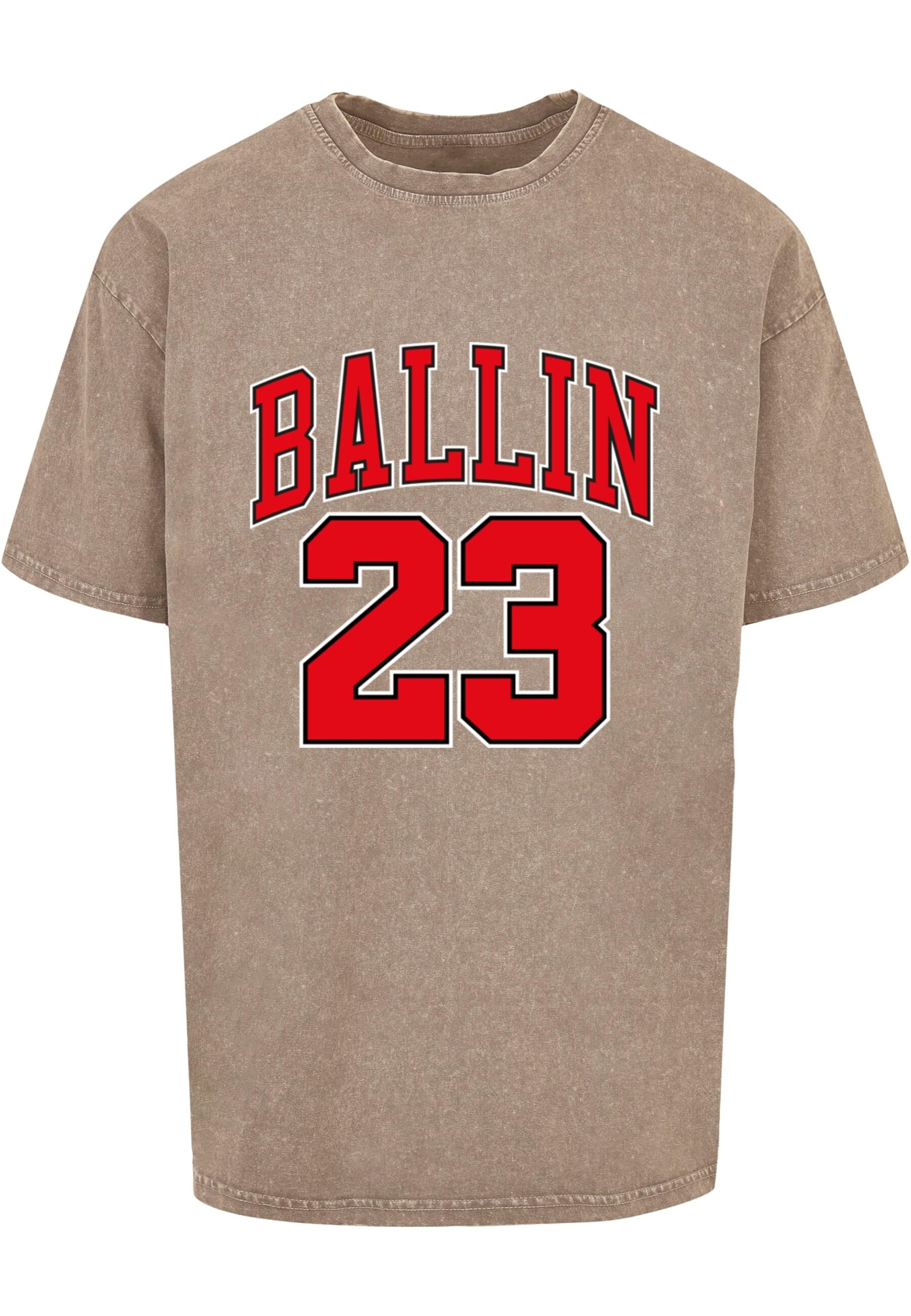 MisterTee T-Shirt "MisterTee Ballin 23 Acid Washed Heavy Oversize Tee" günstig online kaufen