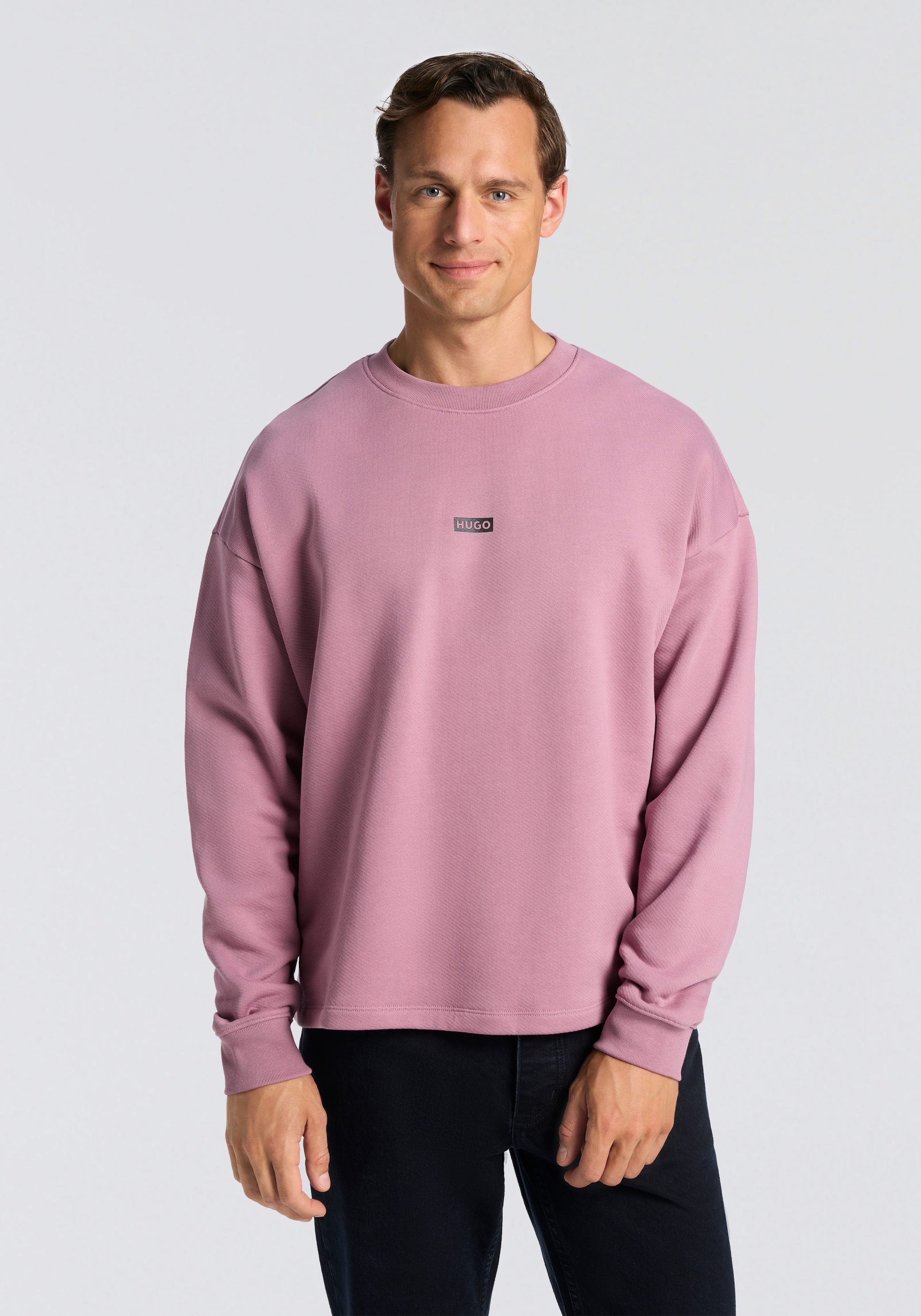 HUGO Blue Sweatshirt "Naviu" mit Rückendruck günstig online kaufen