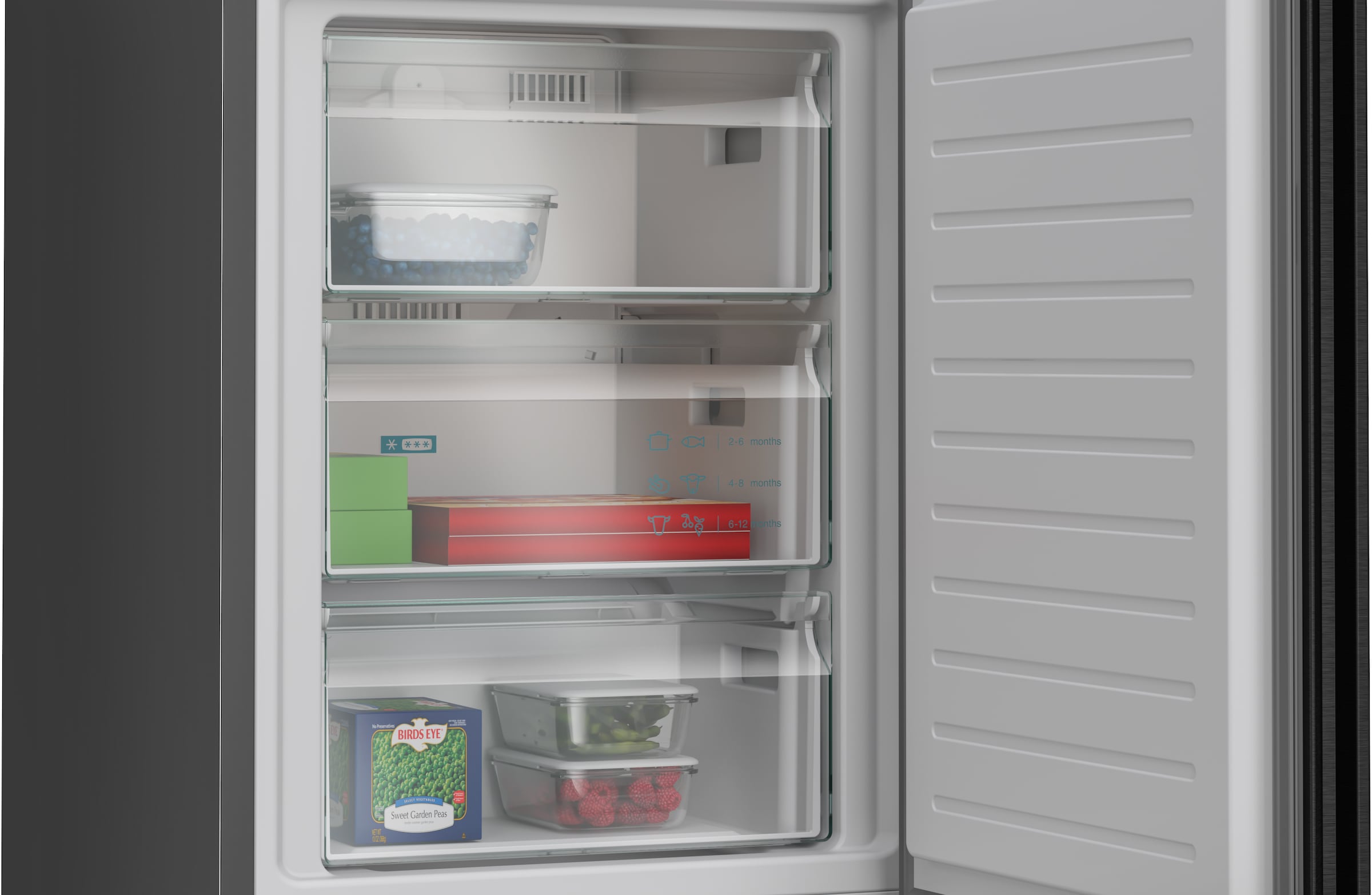 SIEMENS Kühl-/Gefrierkombination iQ300 »KG36NVXBG« 186 cm hoch 60 cm breit