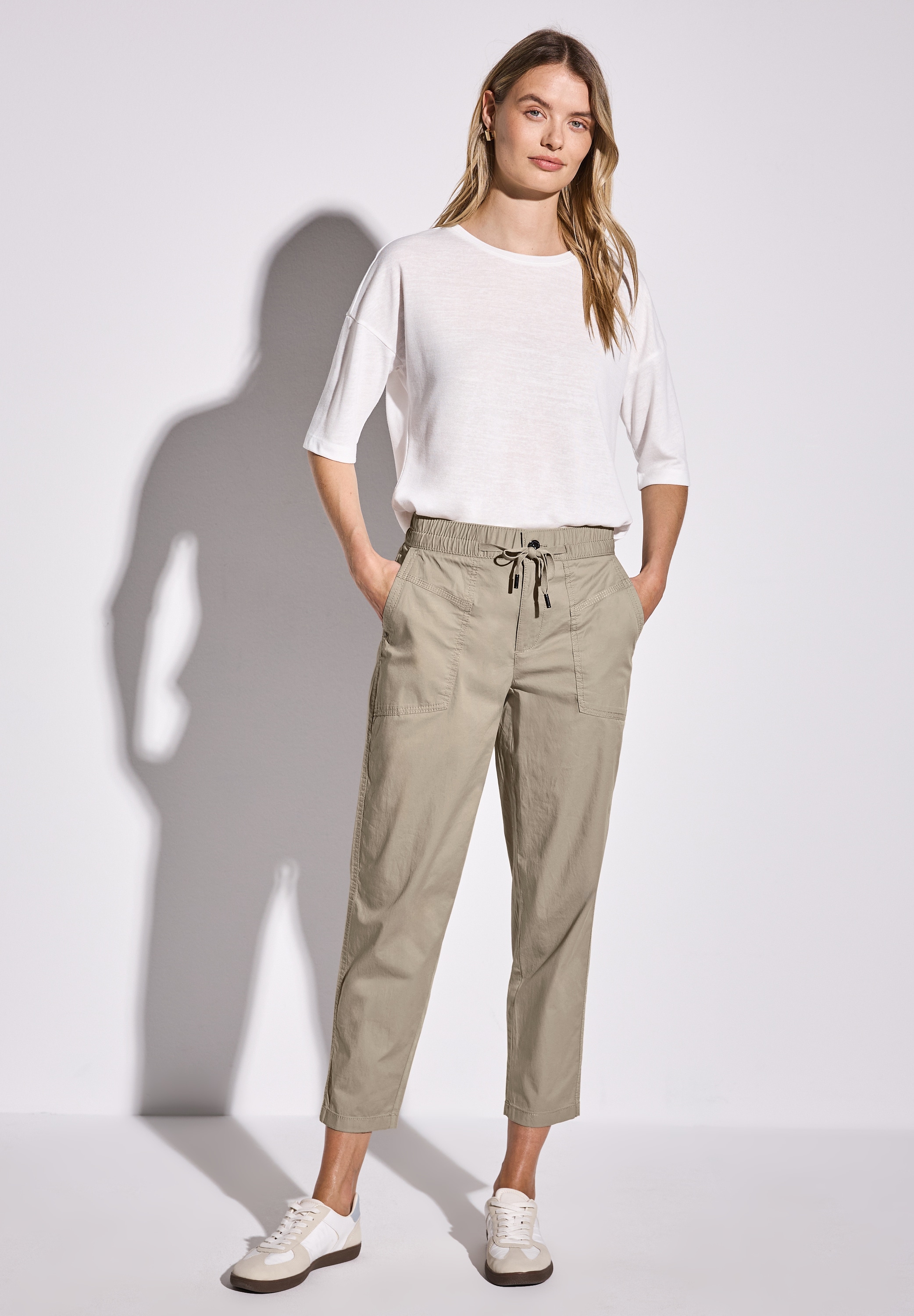 STREET ONE Cargohose, Middle Waist