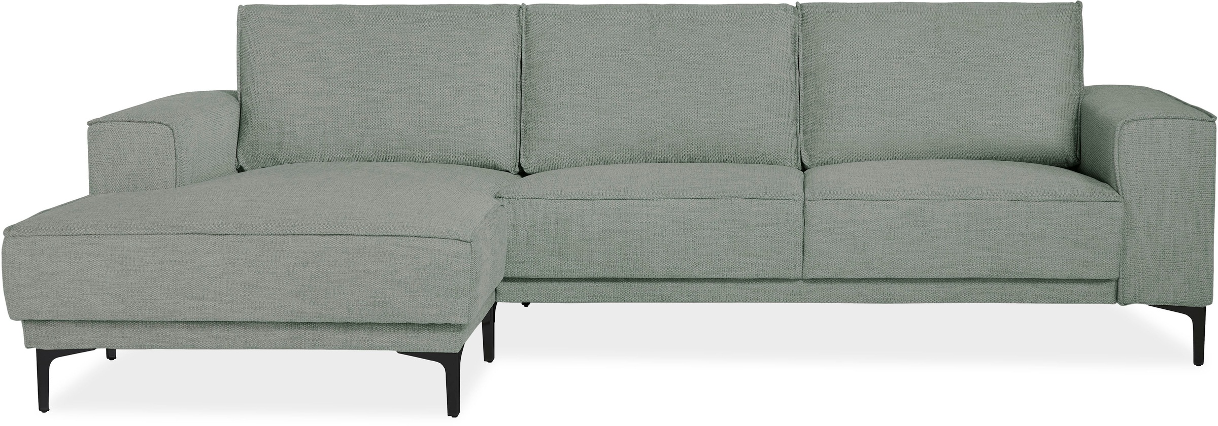 Places of Style Ecksofa "Polsterecke Oland, Struktur, Flachgewebe, Luxus-Mi günstig online kaufen
