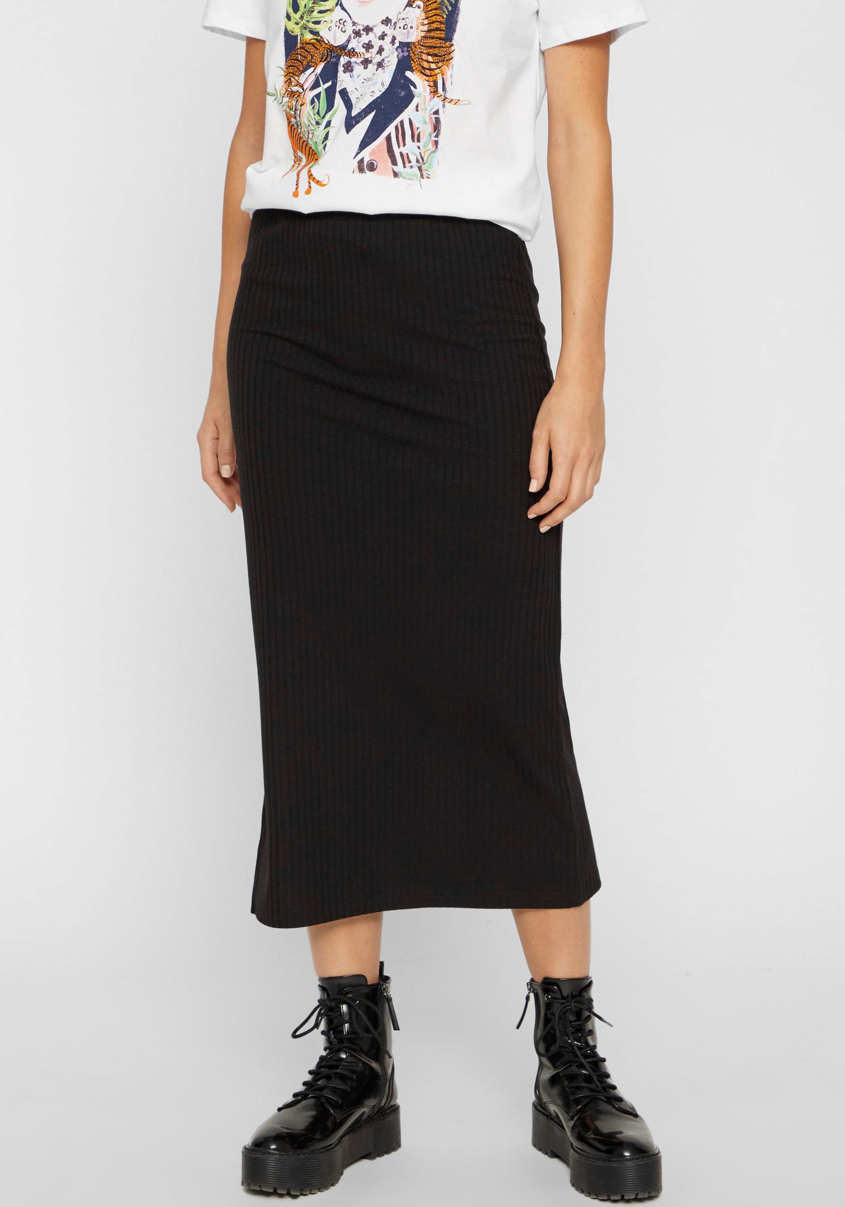 pieces Midirock »PCKYLIE MW midi ilgio SKIRT ...