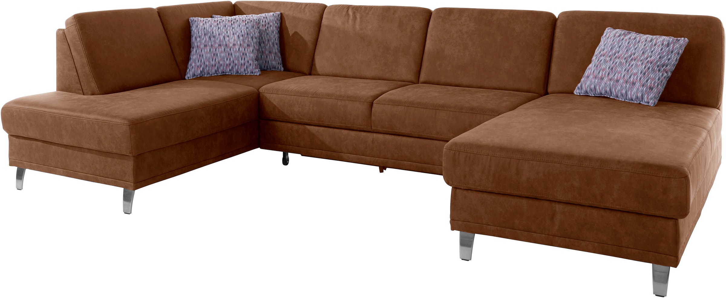 sit&more Wohnlandschaft »Clio U-Form«, wahlweise mit Bettfunktion und Bettkasten, inklusive Federkern