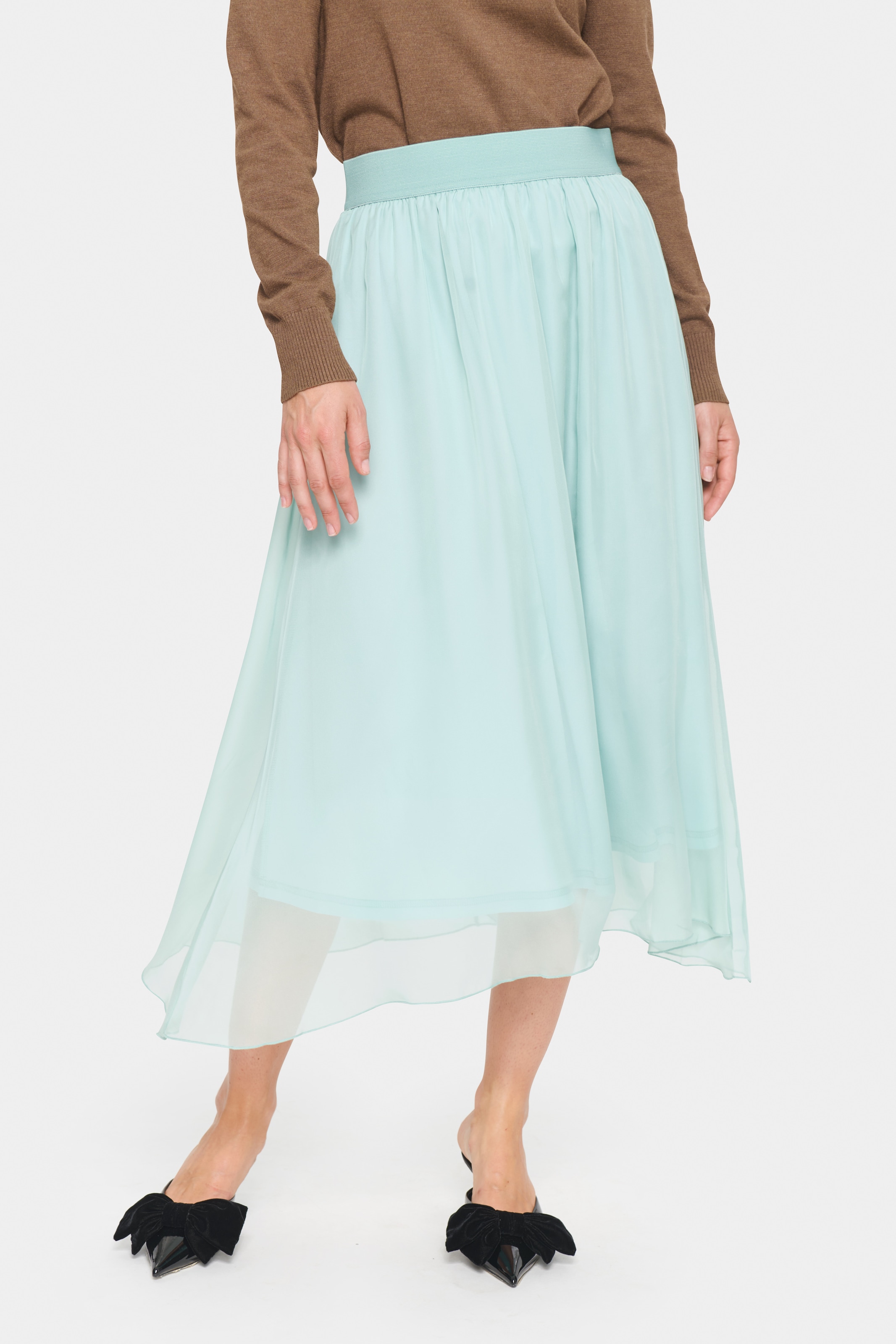 Saint Tropez Midirock "CoralSZ Skirt", aus Chiffon günstig online kaufen