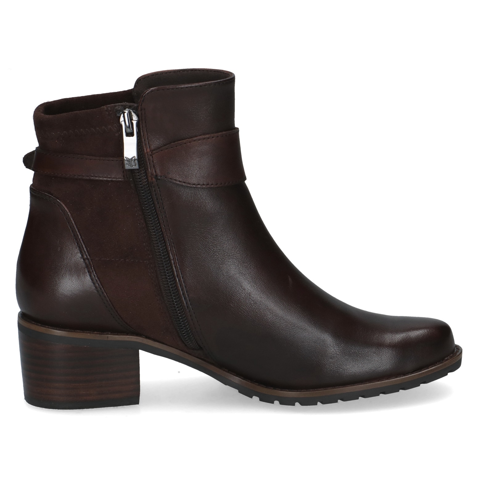 Caprice Stiefelette  Blockabsatz, Ankleboots mit Zierschnalle, bequeme Weite