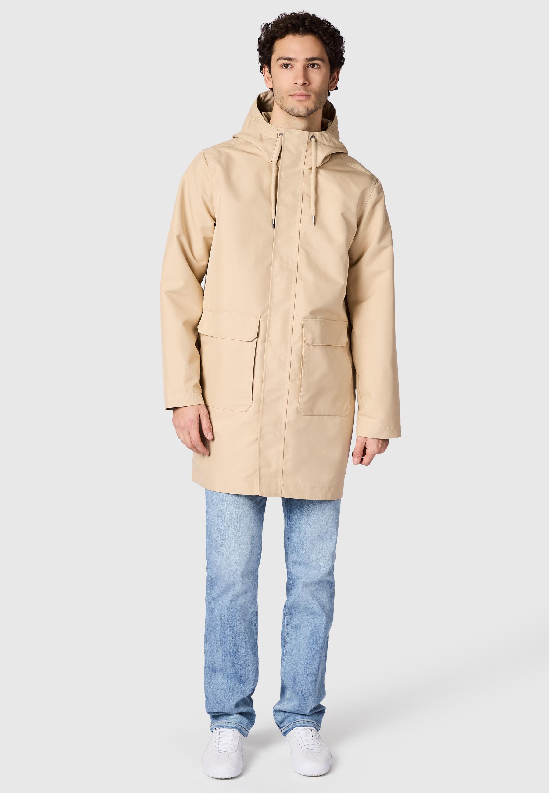 Ragwear Funktionsmantel »Mr Them Long Light YOUMODO« Funktioneller Übergangsmantel mit Kapuze