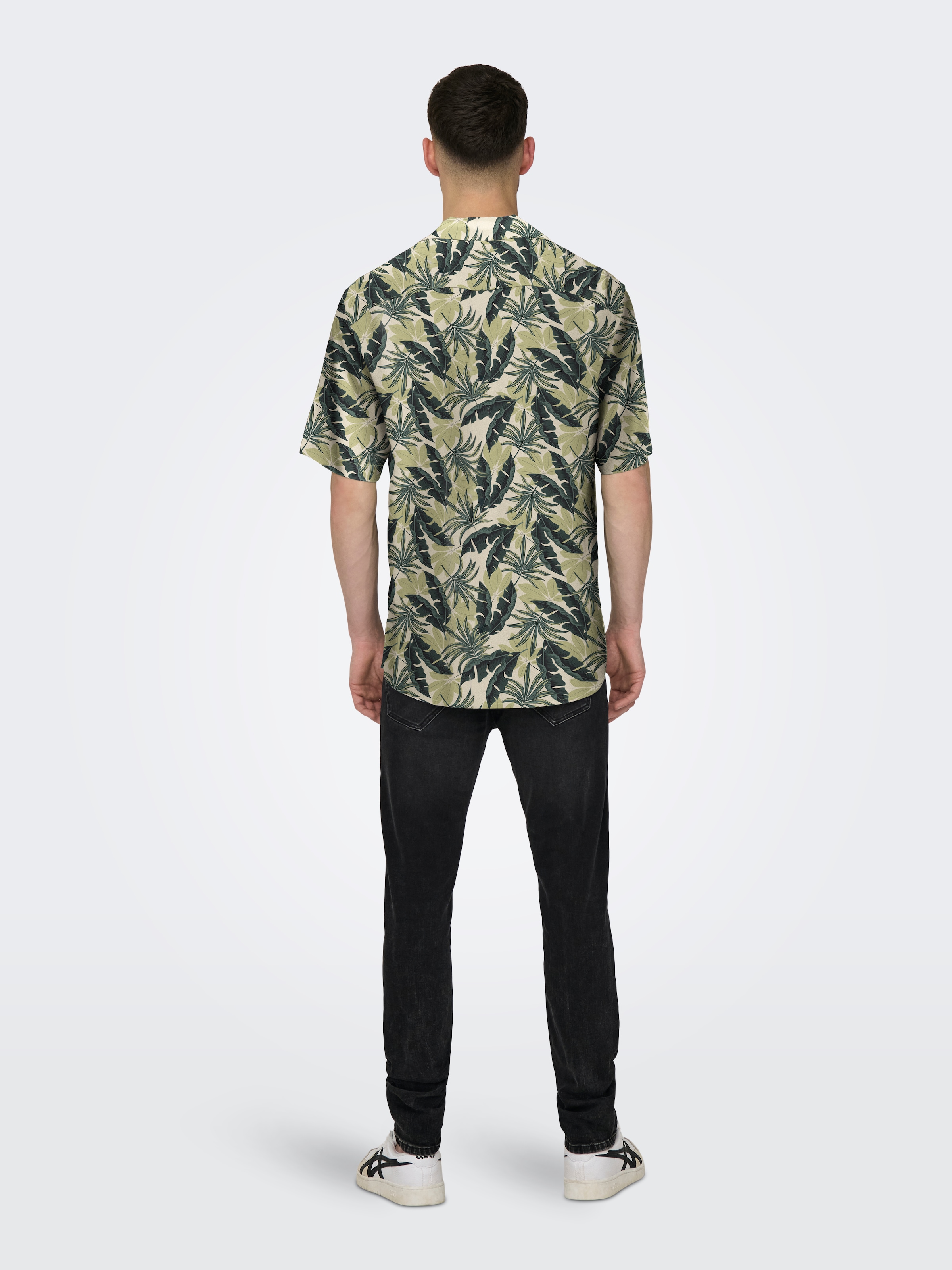 ONLY & SONS Hawaiihemd »ONSWAYNE LIFE AOP SS VISCOSE SHIRT NOOS«