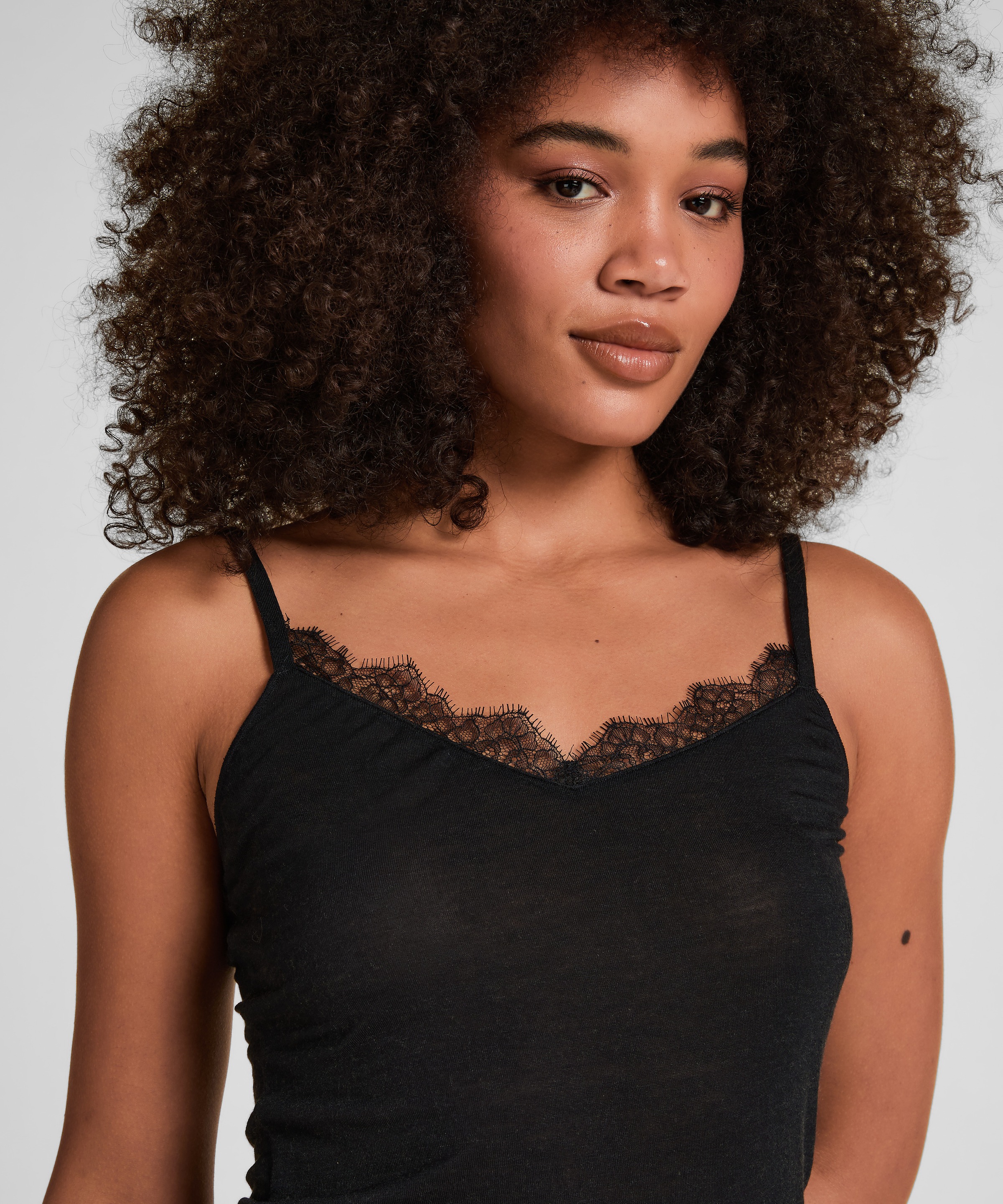 Hunkemöller Pyjama "super soft Lace V-Neck cami with Cashmere" günstig online kaufen