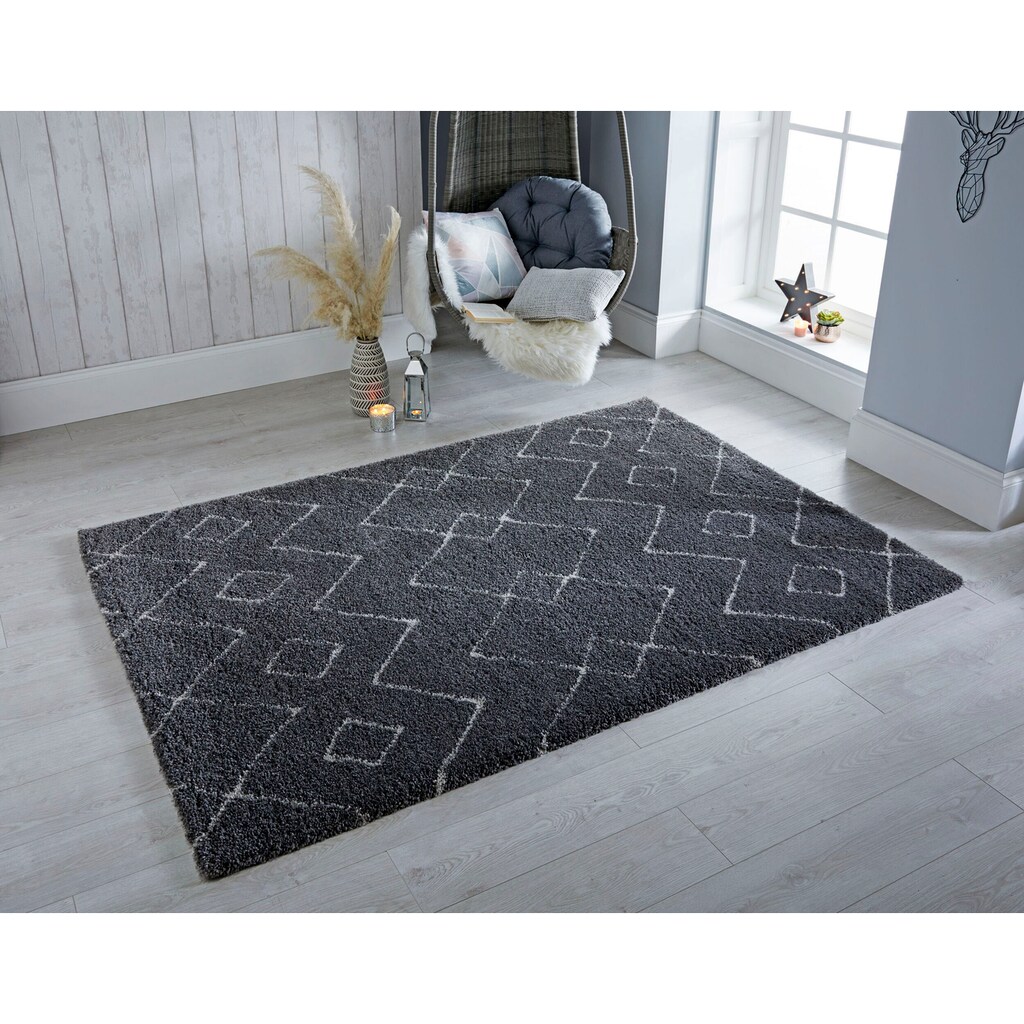 FLAIR RUGS Hochflor-Teppich »Imari«, rechteckig