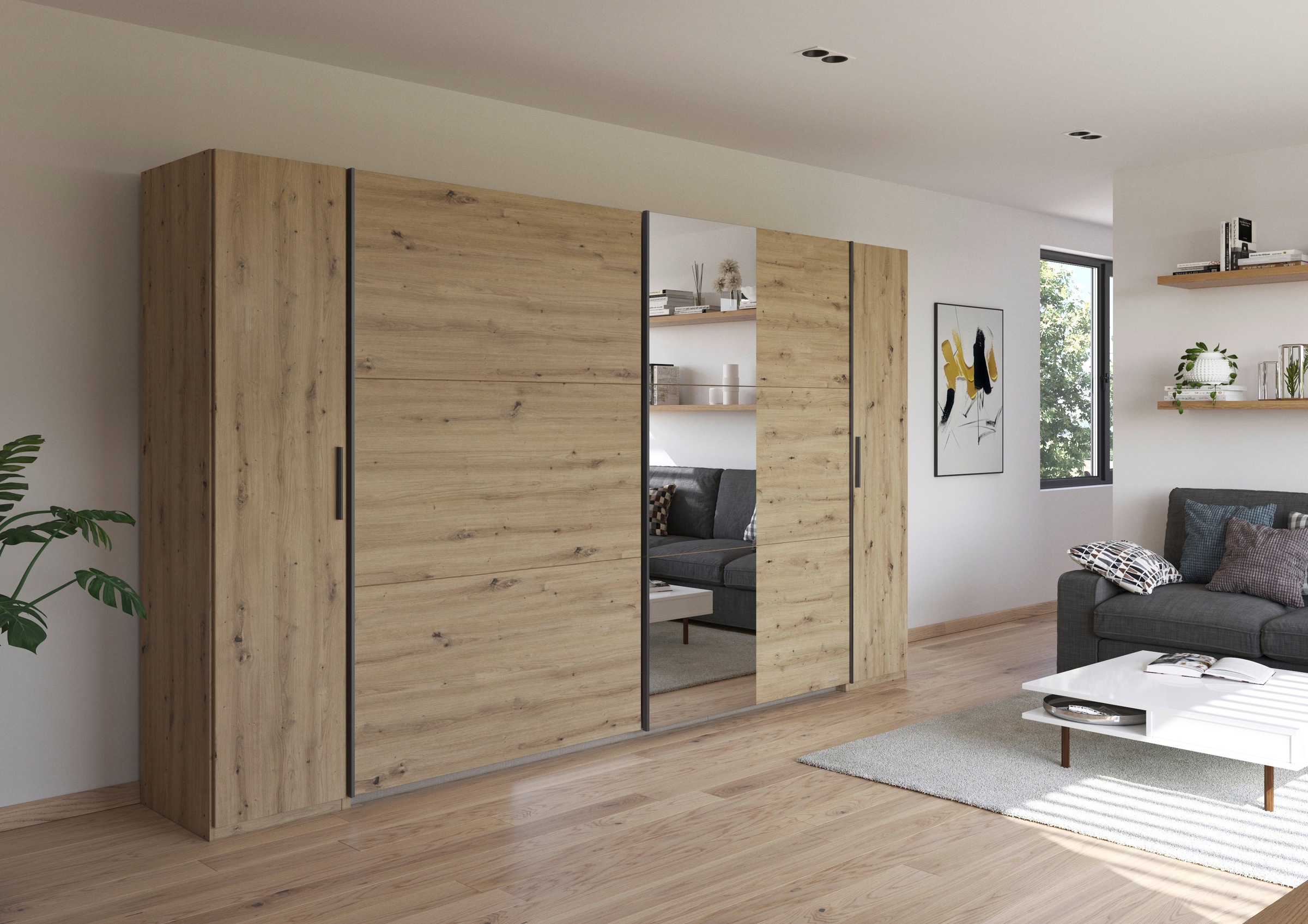 rauch Schwebetürenschrank "Kleiderschrank Drehtürenschrank Schrank Garderob günstig online kaufen