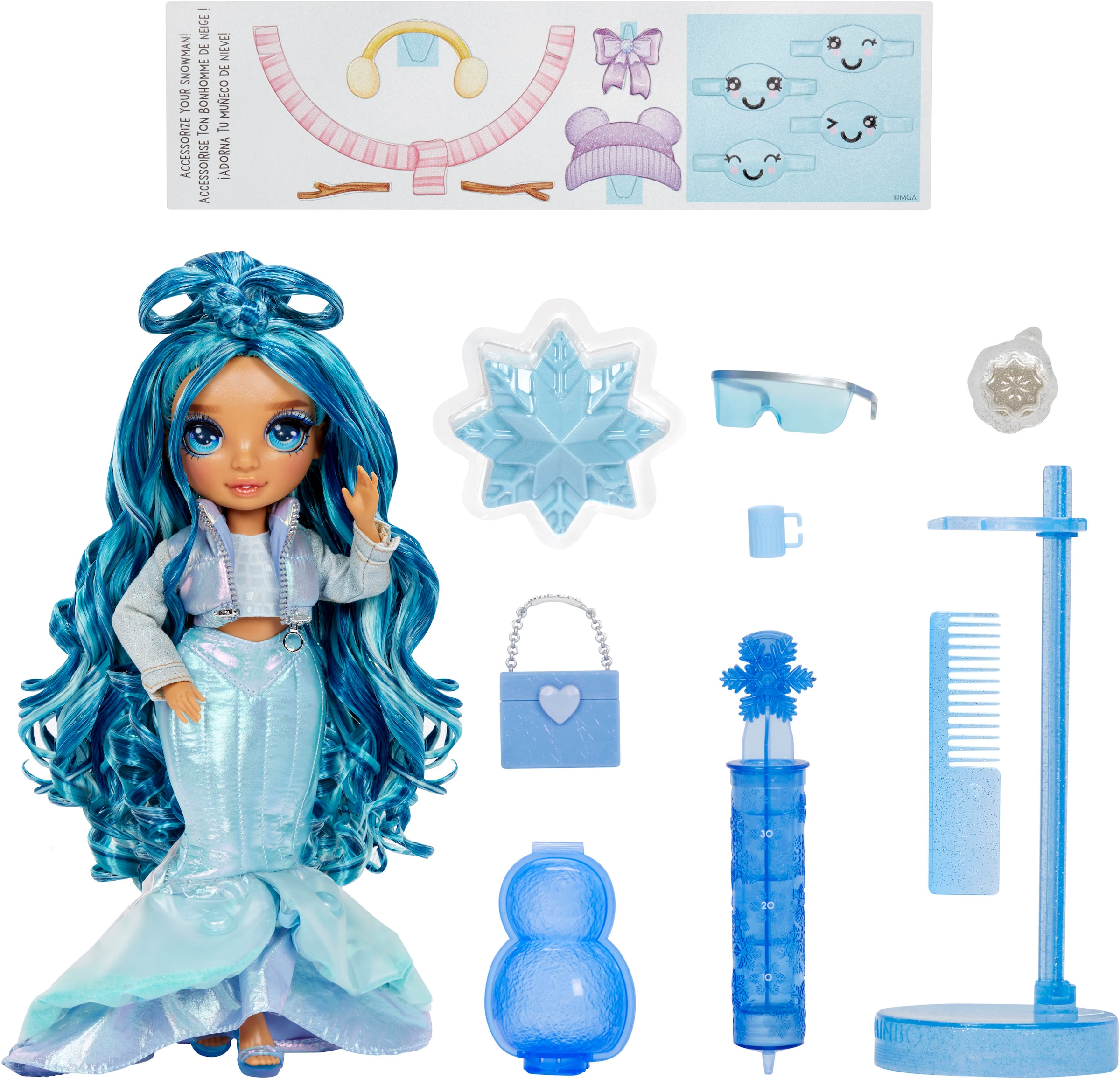 RAINBOW HIGH Anziehpuppe »Winter Wonderland Doll - Skyler (Blue)«