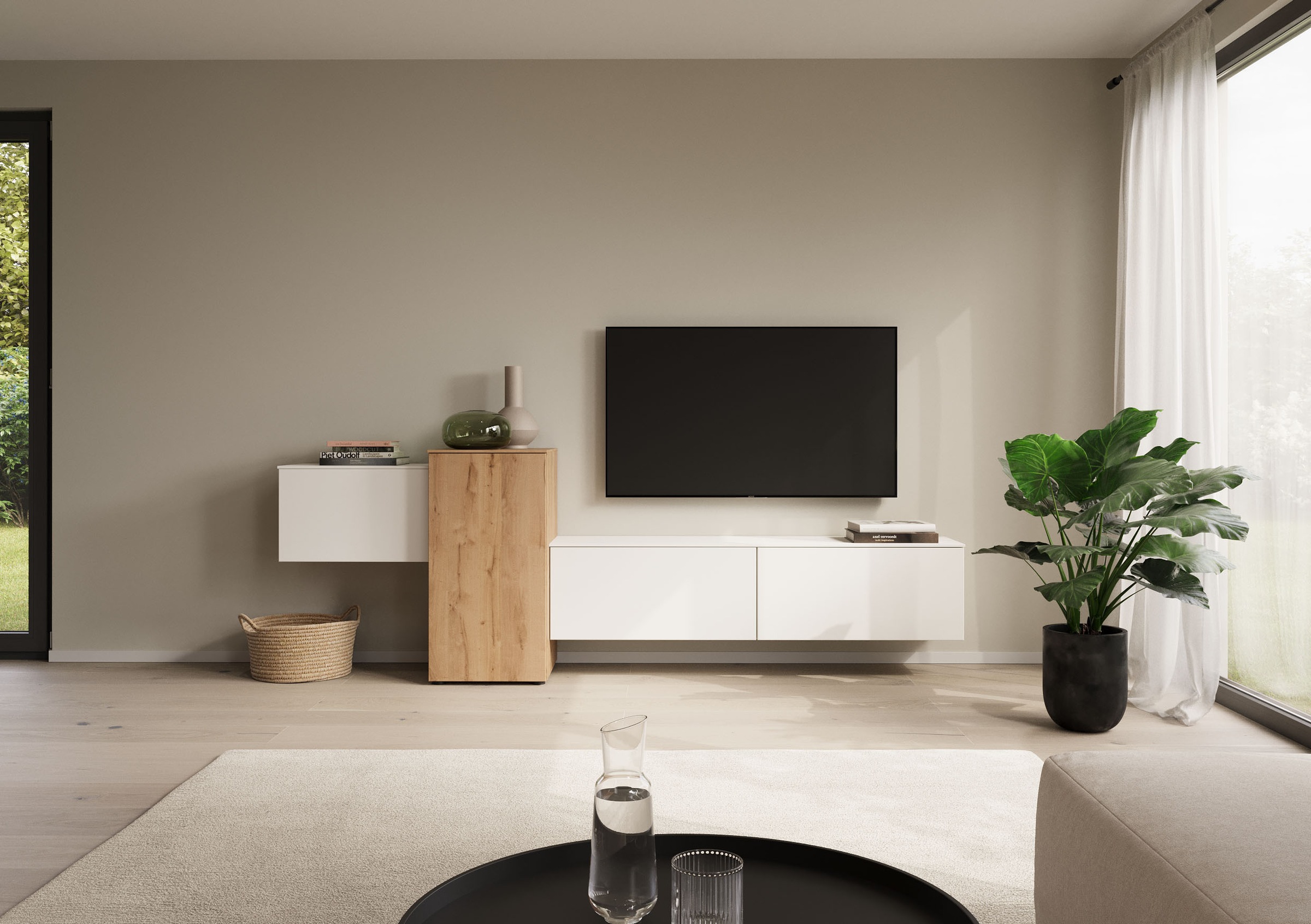 nobilia® Wohnzimmer-Set »Avala, 265 x 89 x 49 cm (B/H/T)«